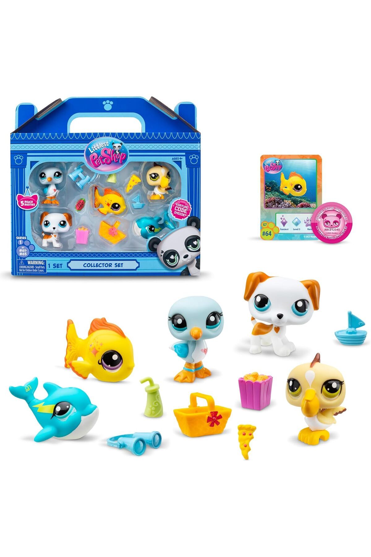 DERİK htsp Pet Shop Minişler 5'li Figür Seti S1 - Minişler Tatilde şmd al 1122015