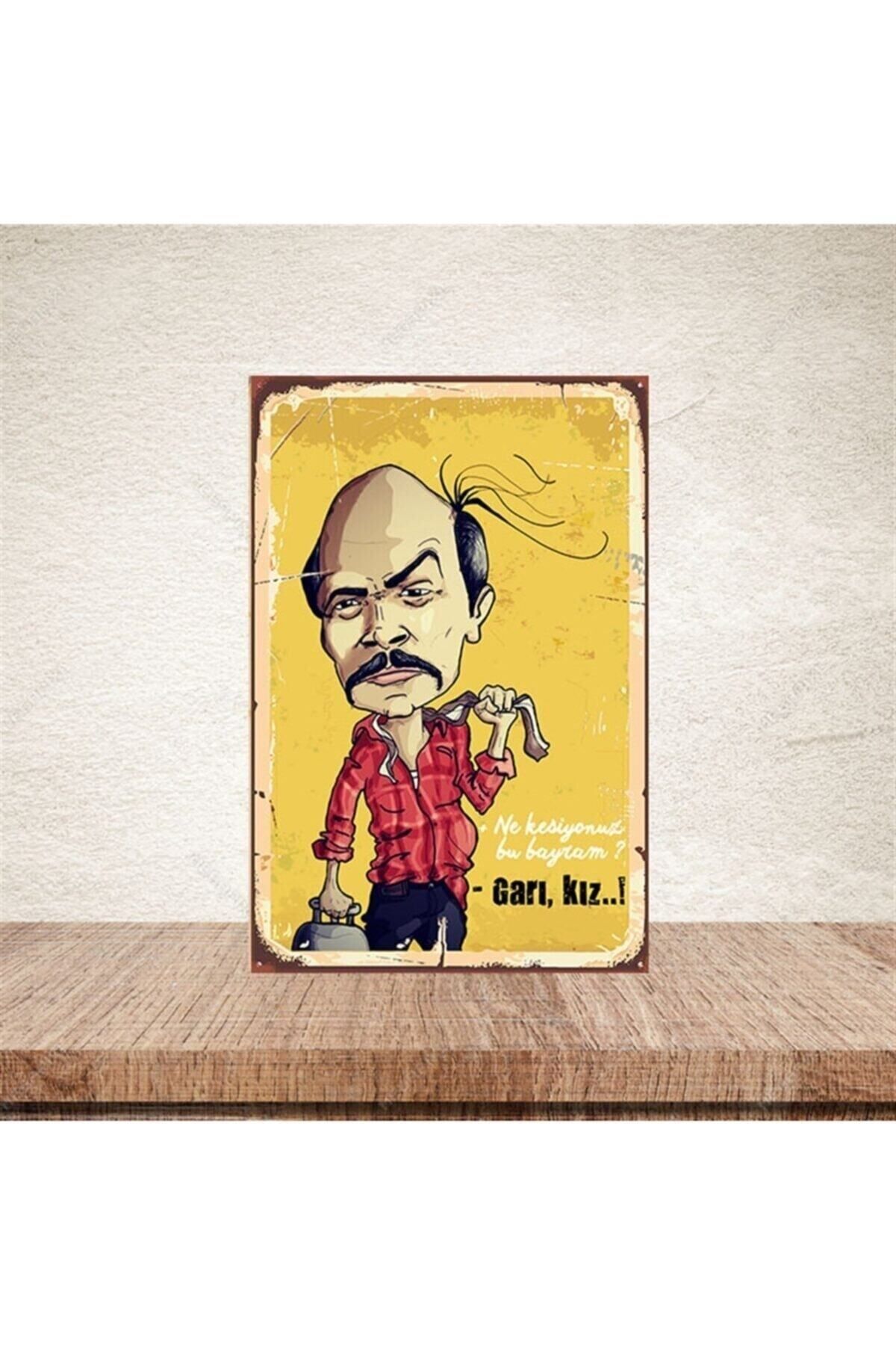TAKIFİX Ne Kesiyonuz Bu Bayram 20-30 Cm Retro Ahşap Poster