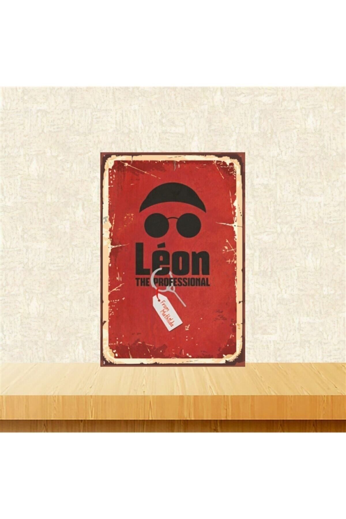TAKIFİX Leon The Professional 20-30 Cm Retro Ahşap Tablo Tkfx5071