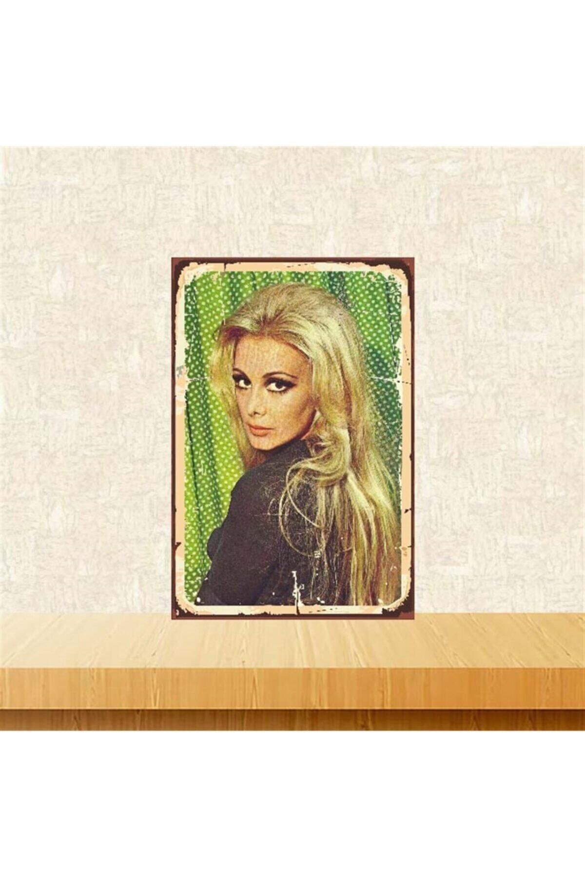 TAKIFİX Filiz Akın 20 30 Cm Retro Ahşap Poster
