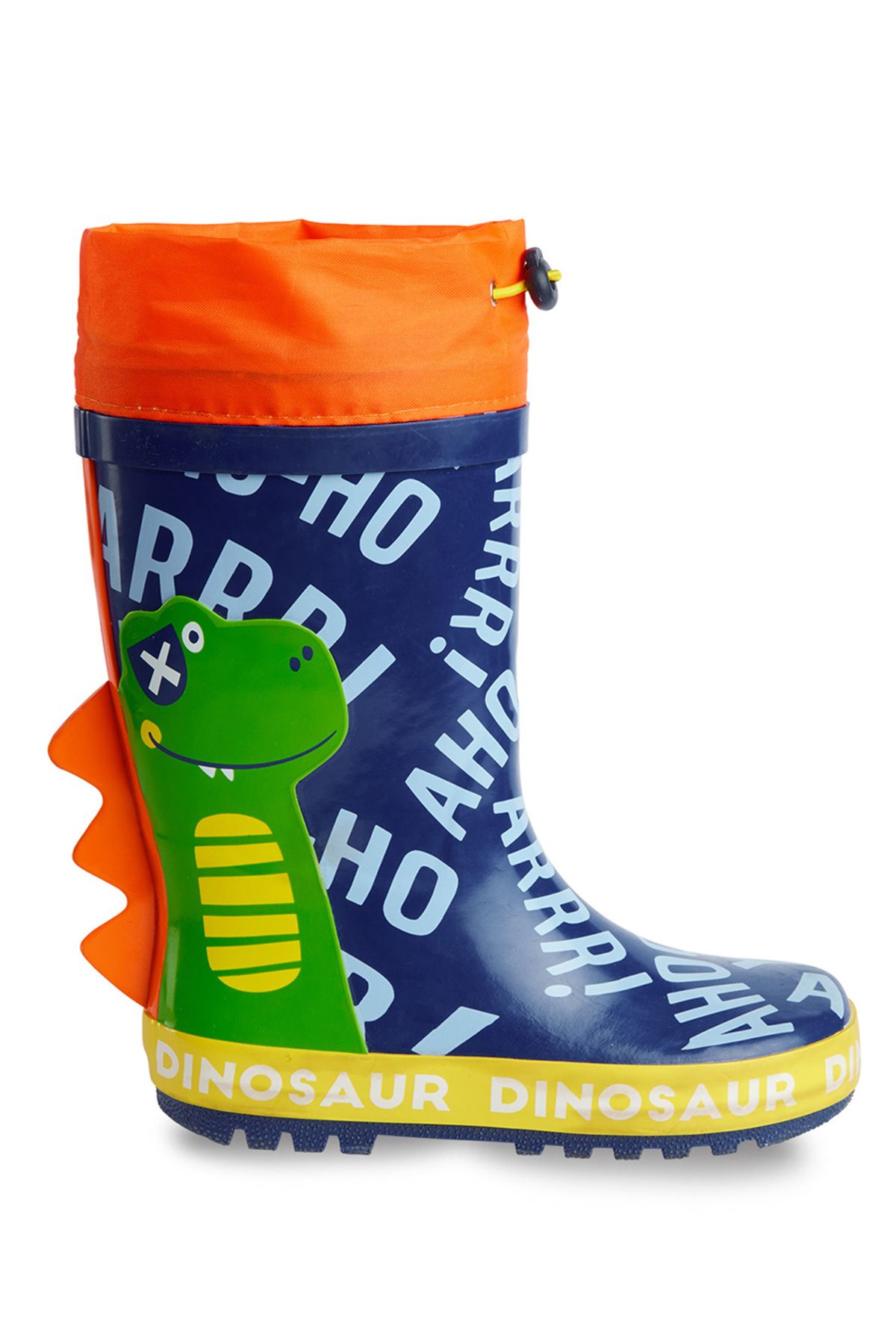 Denokids-Fiú dinoszaurusz színes rugalmas esőcsizma 5