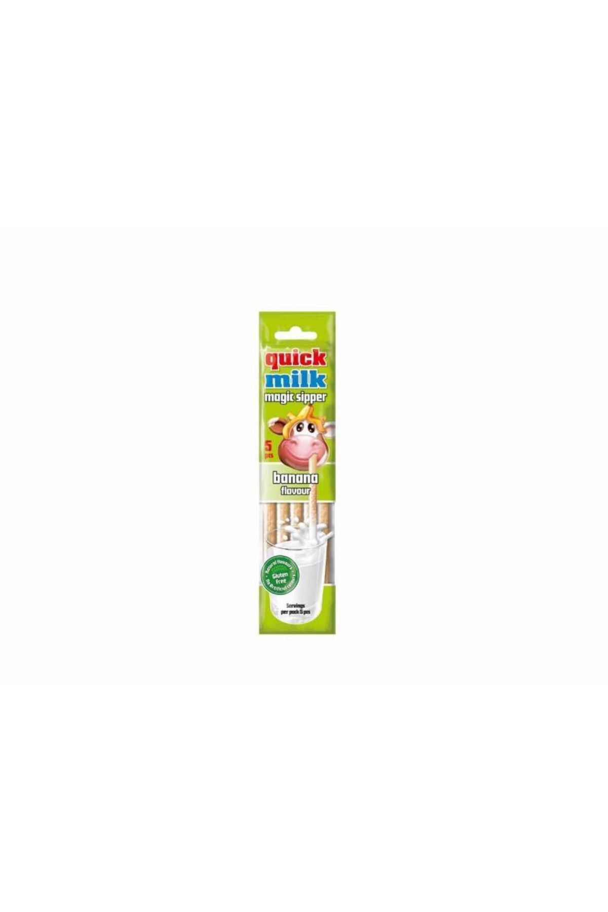 QUİCK MİLK MUZLU SİHİRLİ PİPET 5'Lİ