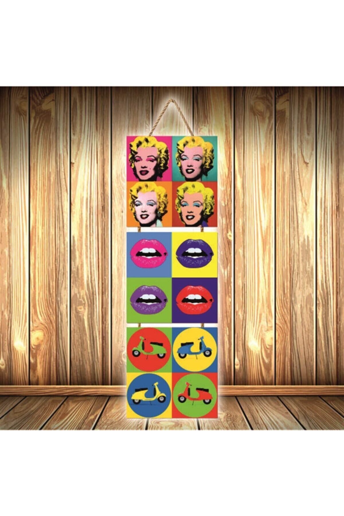 TAKIFİX Perfect Retro Ahşap Poster 3'lü