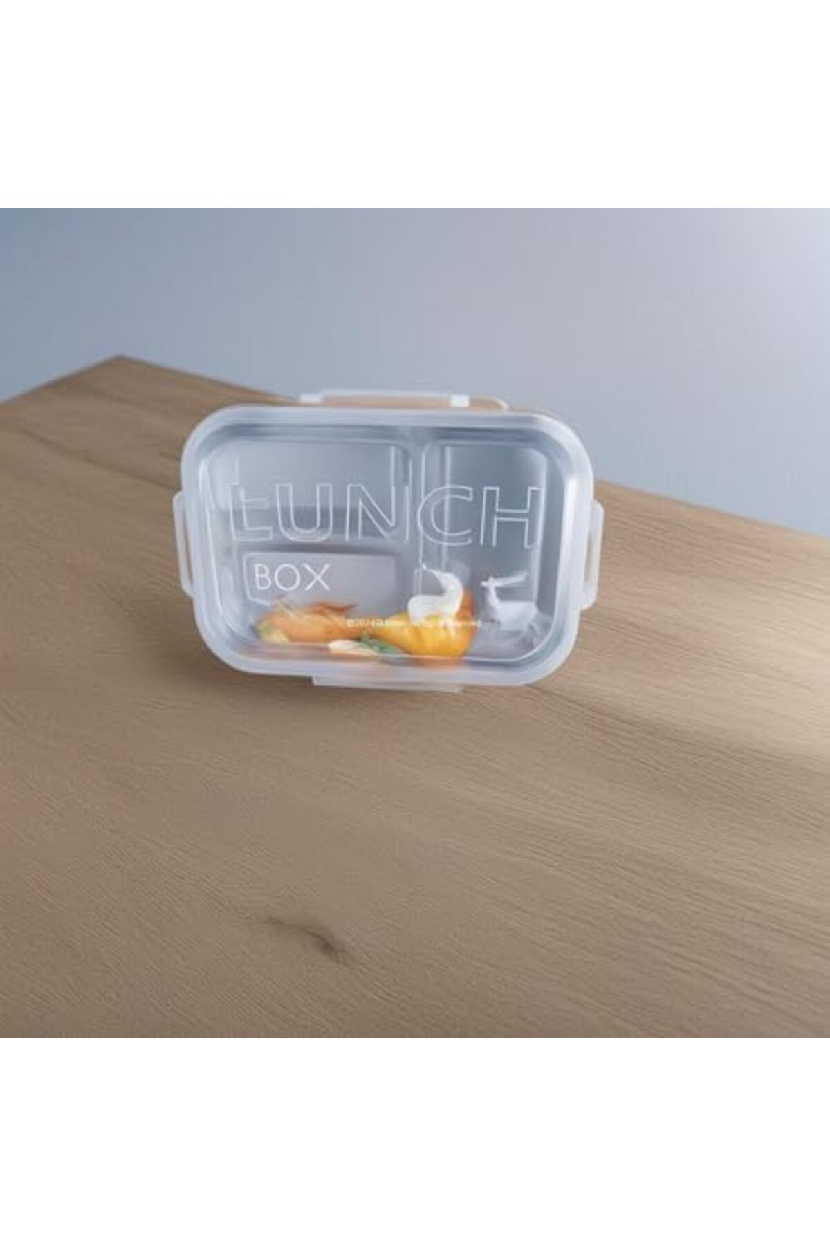 MEGOBİNE WHERE 650 ml Hybrid Bento Box - BPA'sız Plastik Gövde, 3 Bölmeli Paslanmaz Çelik Çok Amaçlı Y
