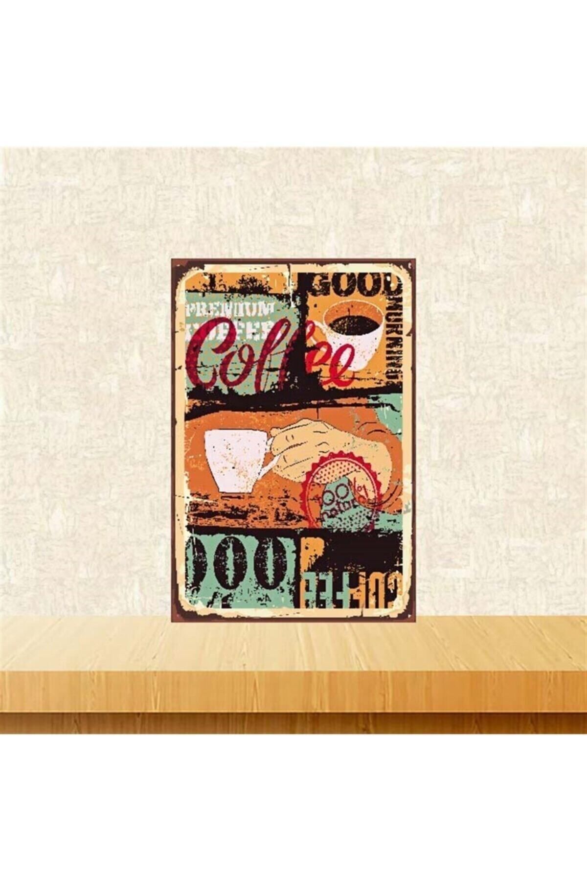 TAKIFİX Coffee 20-30 Cm Retro Ahşap Poster