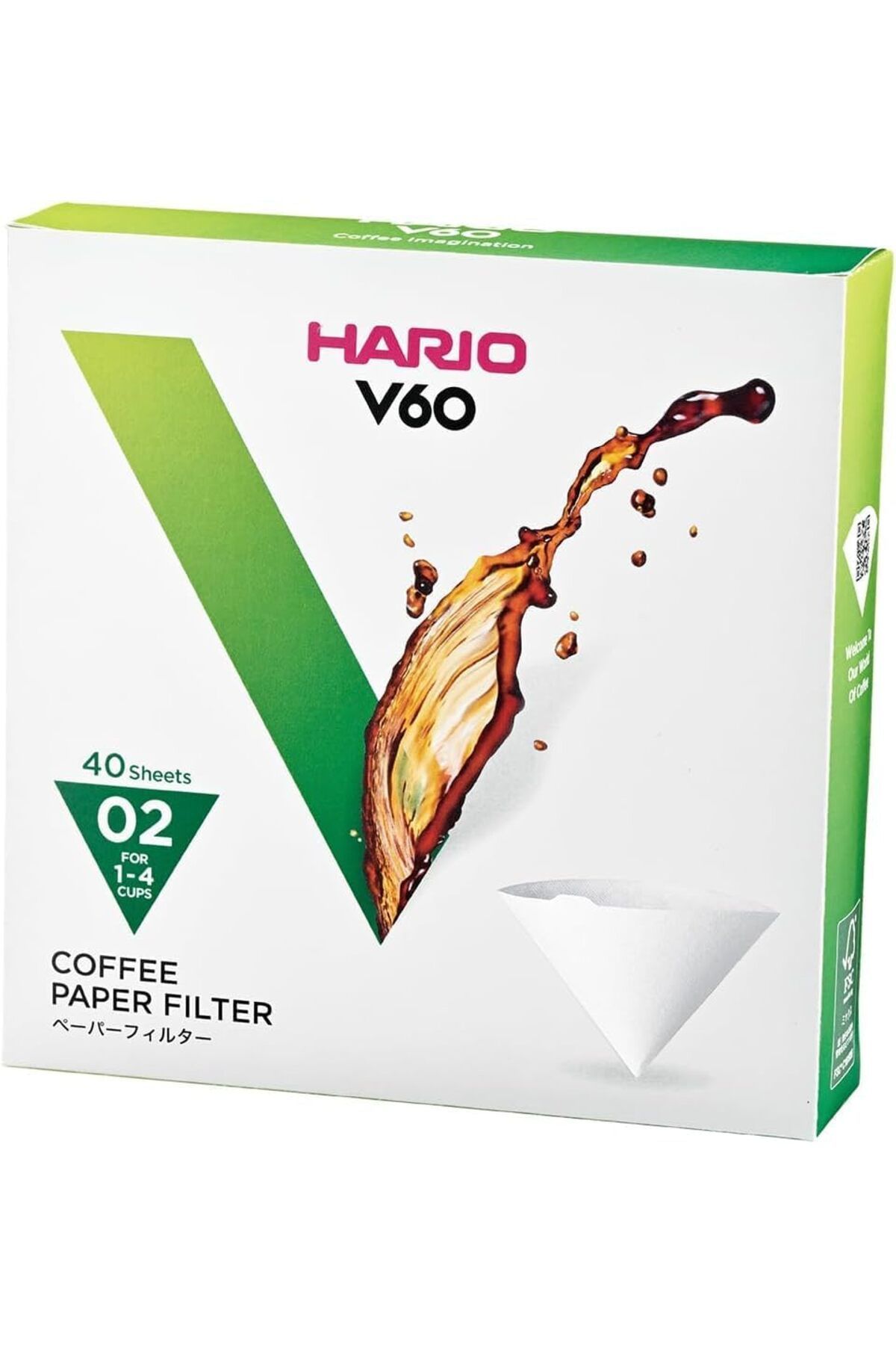 KDROĞLU V60 02 Dripper Filtresi (40 Adet)