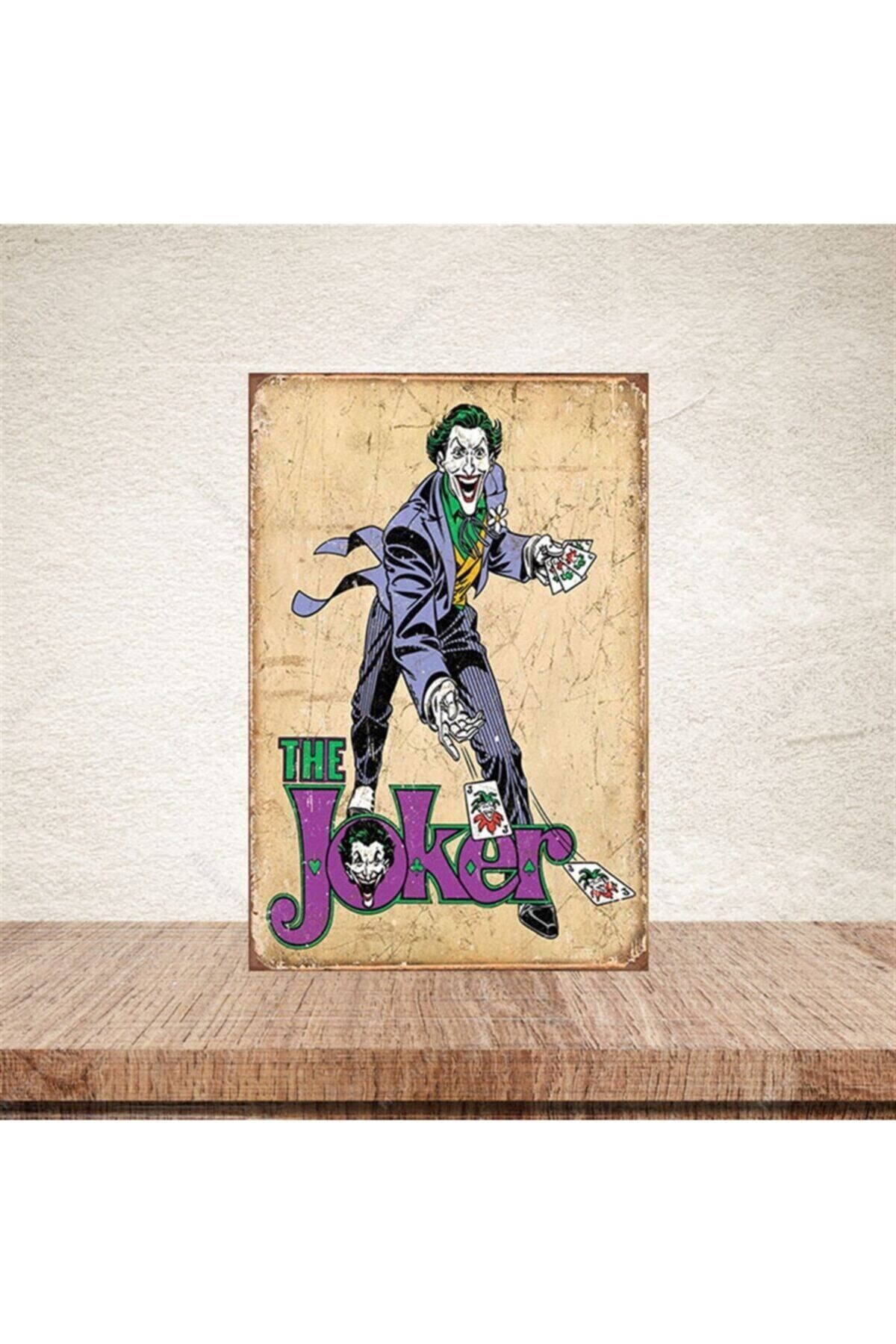 TAKIFİX The Joker 20-30 cm Retro Ahşap Poster