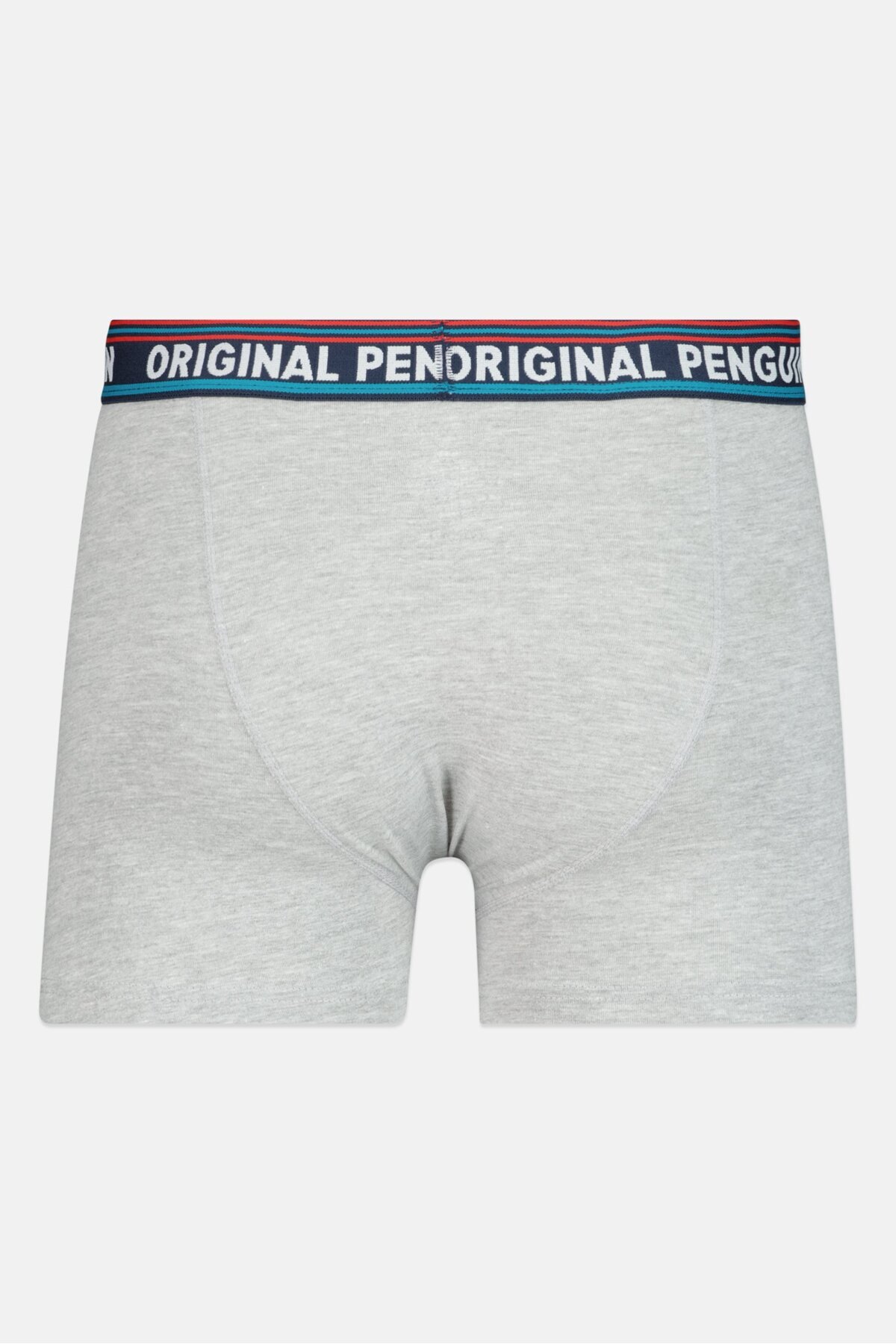 Original Penguin-Men 3 Pieces Brand Logo Trunks, Navy/Red 3