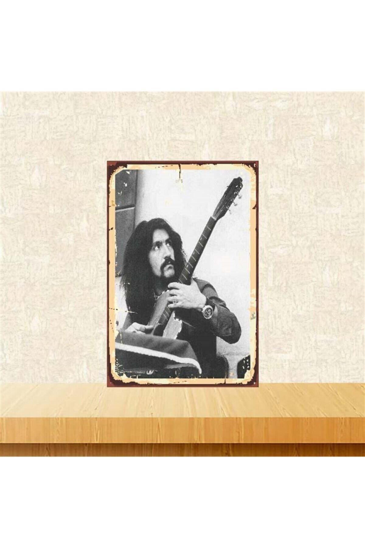 TAKIFİX Barış Manço 20-30 Cm Retro Ahşap Poster Tkfx3780