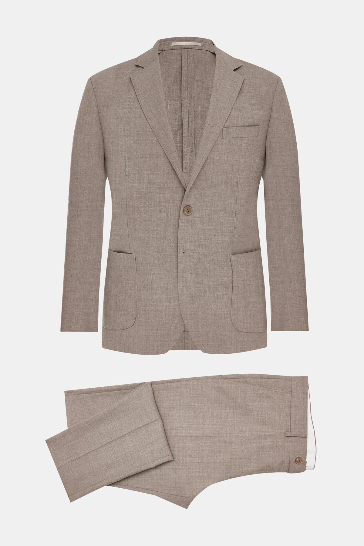 W Collection BEJ DÜĞMELİ TAKIM ELBİSE — بژ M300429368
