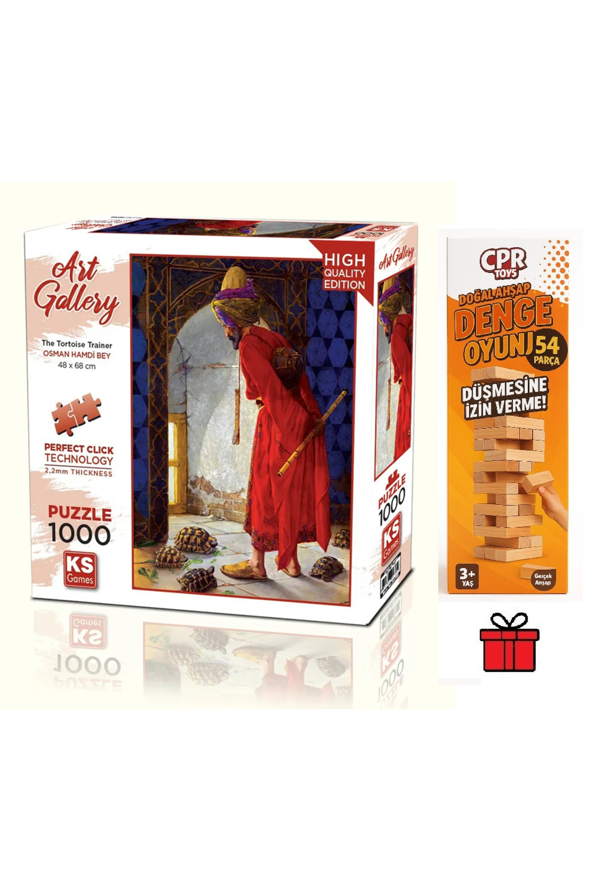 Ks Games Kaplumbağa Terbiyecisi (Osman Hamdi Bey) 48x68 cm 'lik