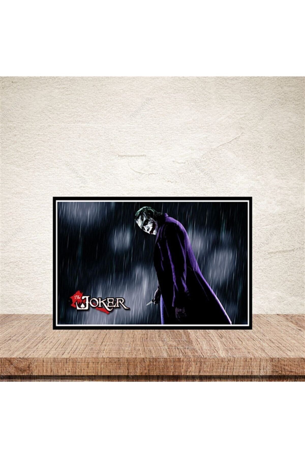 TAKIFİX The Joker 20-30 Cm Retro Ahşap Poster