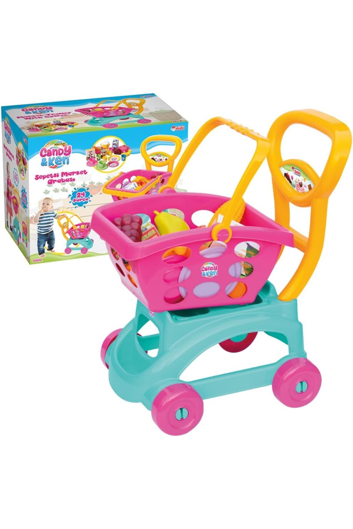 STOREMAX ekn - Candy & Ken Sepetli Market Arabası nci mn 1133631