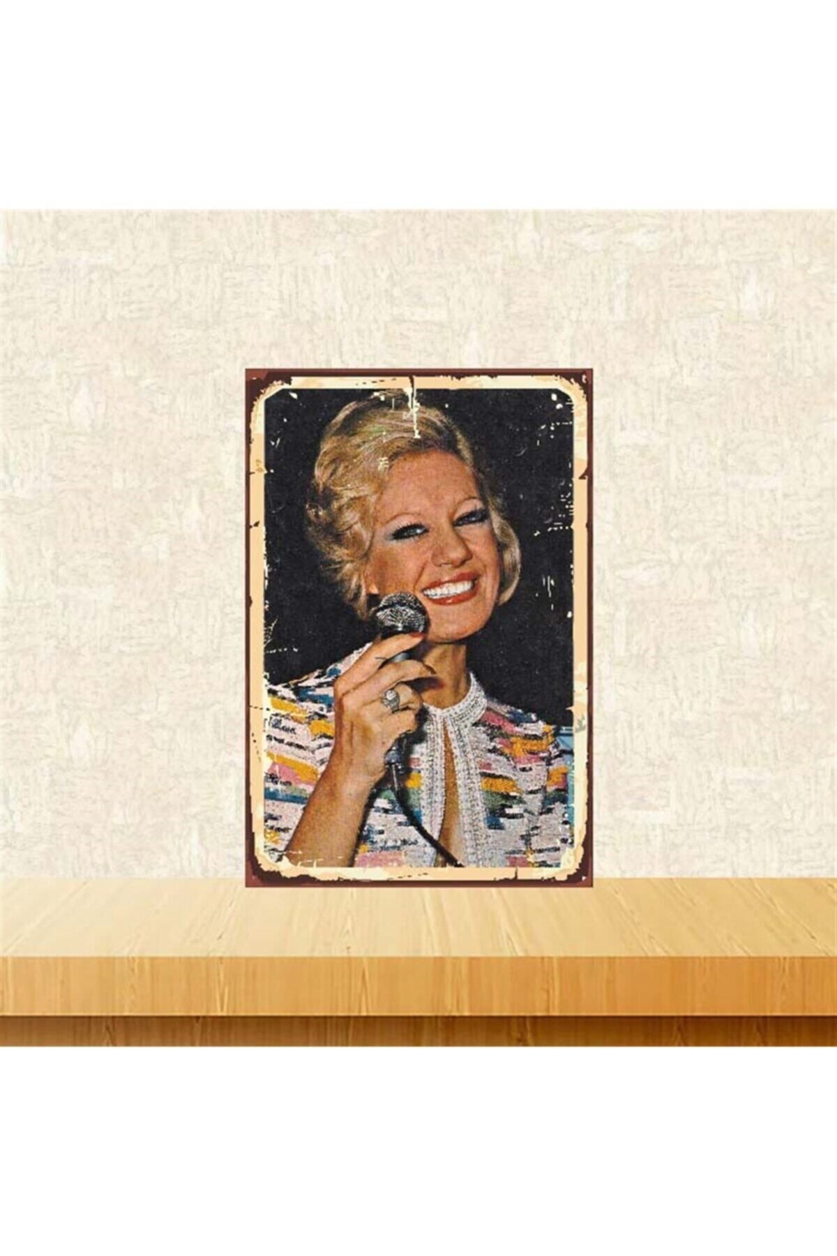 TAKIFİX Emel Sayın 20-30 cm Retro Ahşap Poster