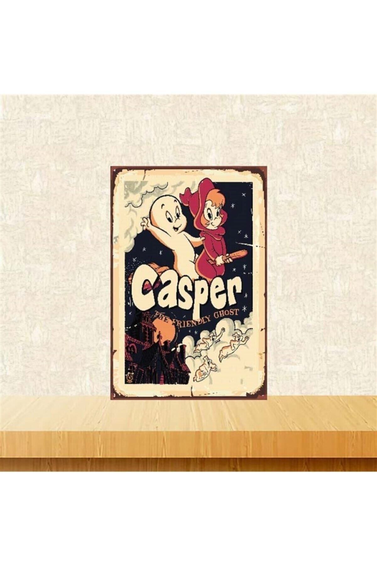 TAKIFİX Casper Tasarımlı 20-30 Cm Retro Ahşap Poster