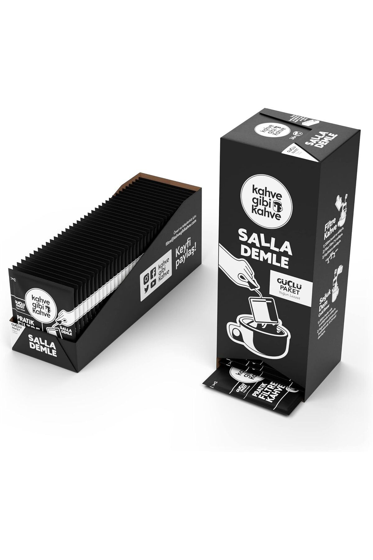 KDROĞLU plamystical Taptaze Pratik Filtre Kahve Sallama - 36'lı Güçlü Paket newing 1139529