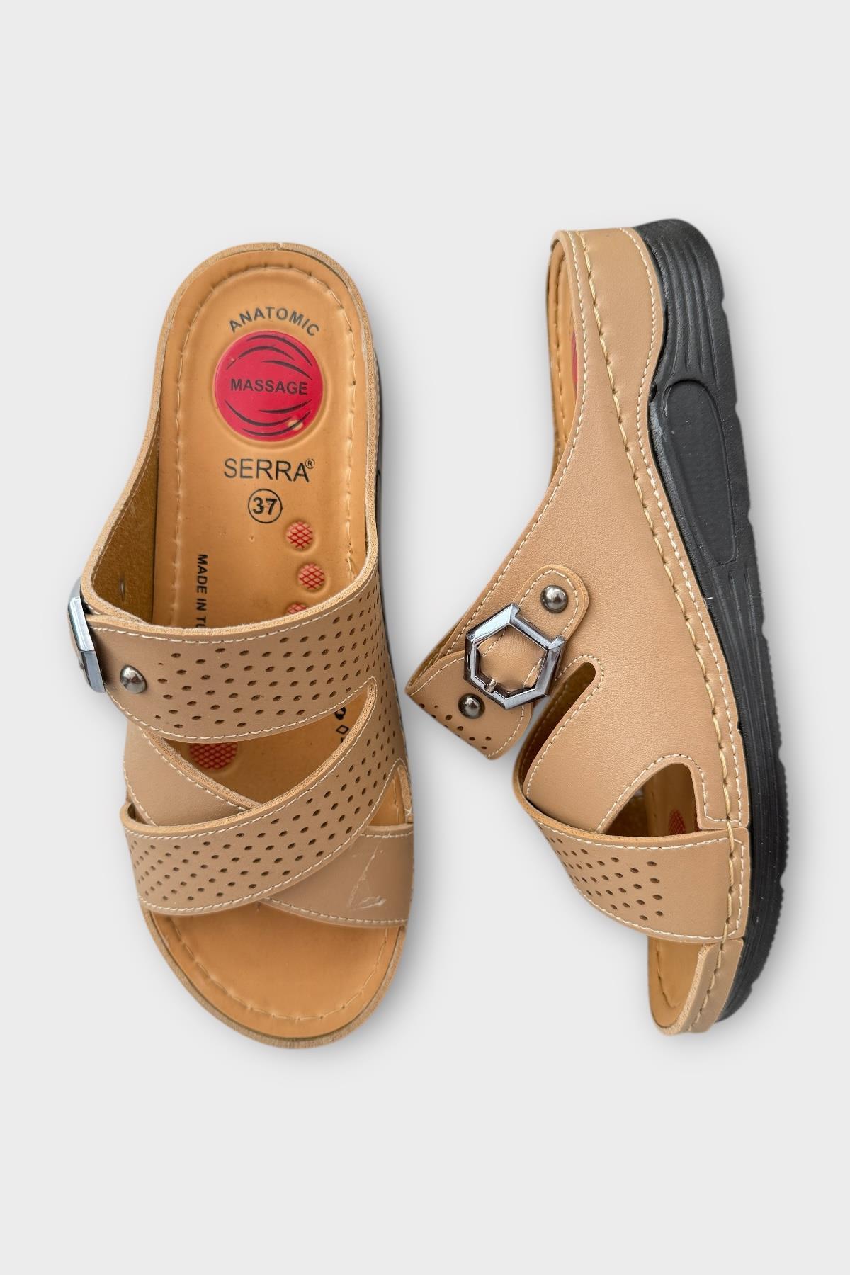 Liger-Women's Daily Slippers Anatomical Sole Comfortable Stylish Summer Home Beach Holiday Slippers Beige 6