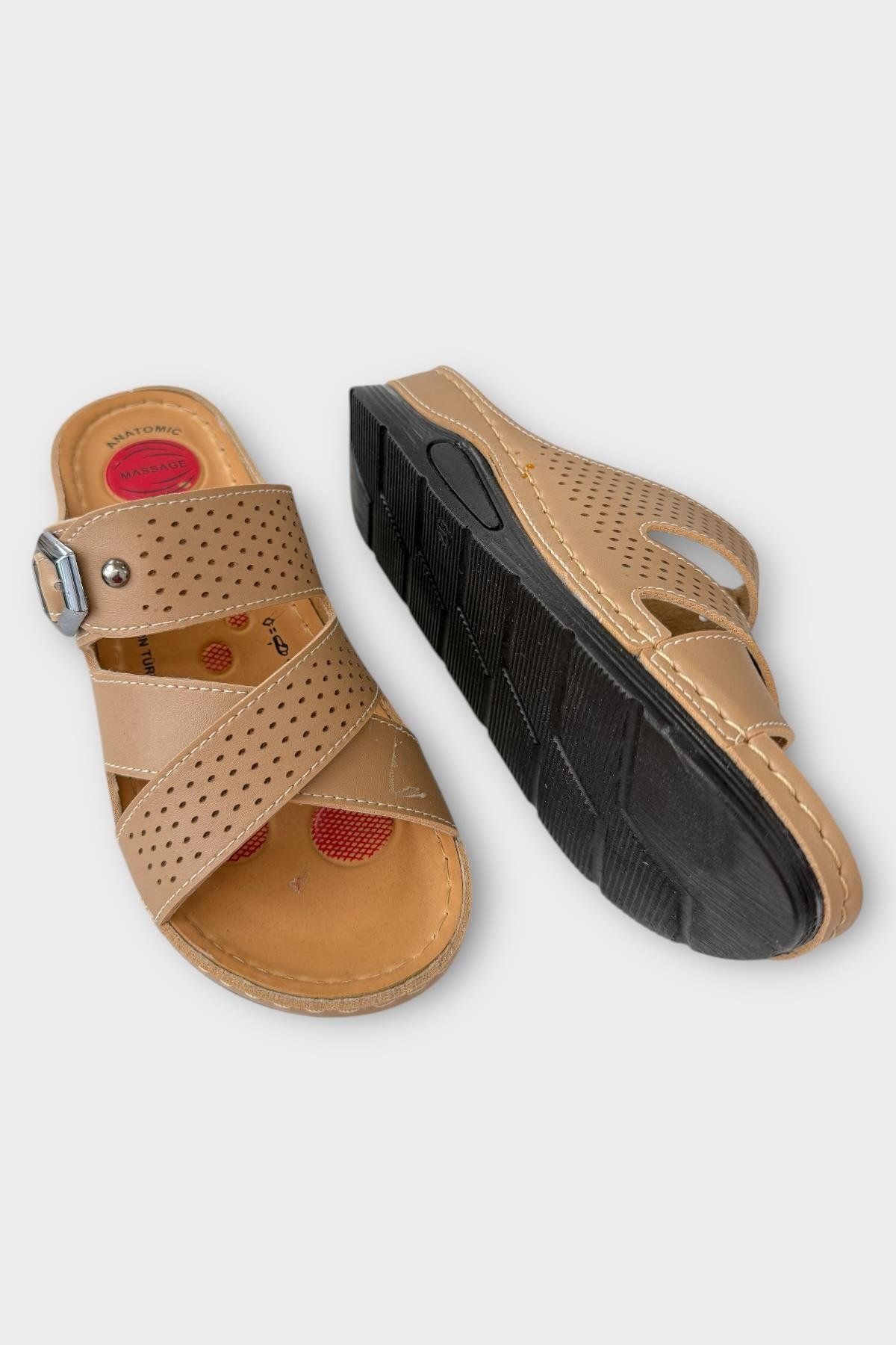 Liger-Women's Daily Slippers Anatomical Sole Comfortable Stylish Summer Home Beach Holiday Slippers Beige 4