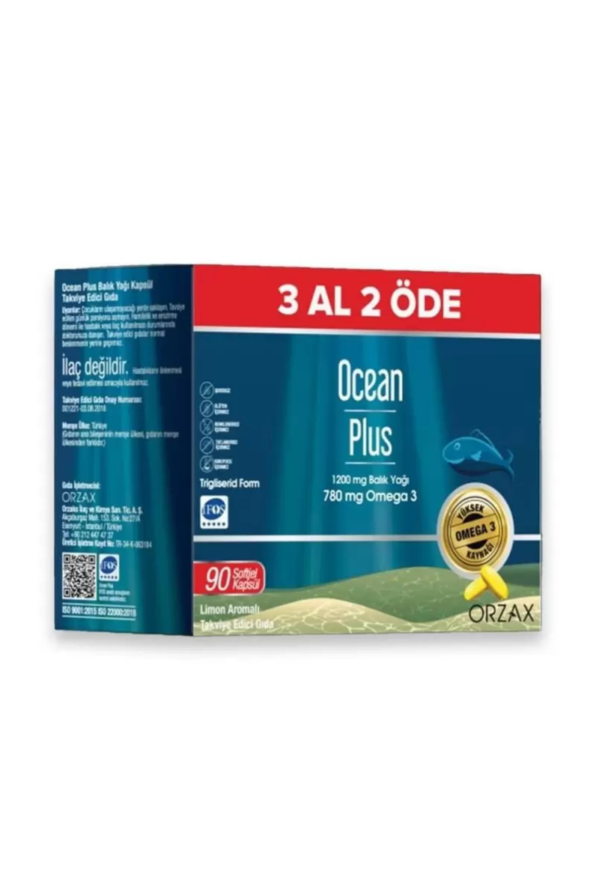 Ocean Plus 30 Kapsül 3 Al 2 Öde - (SKT: 03/2026)