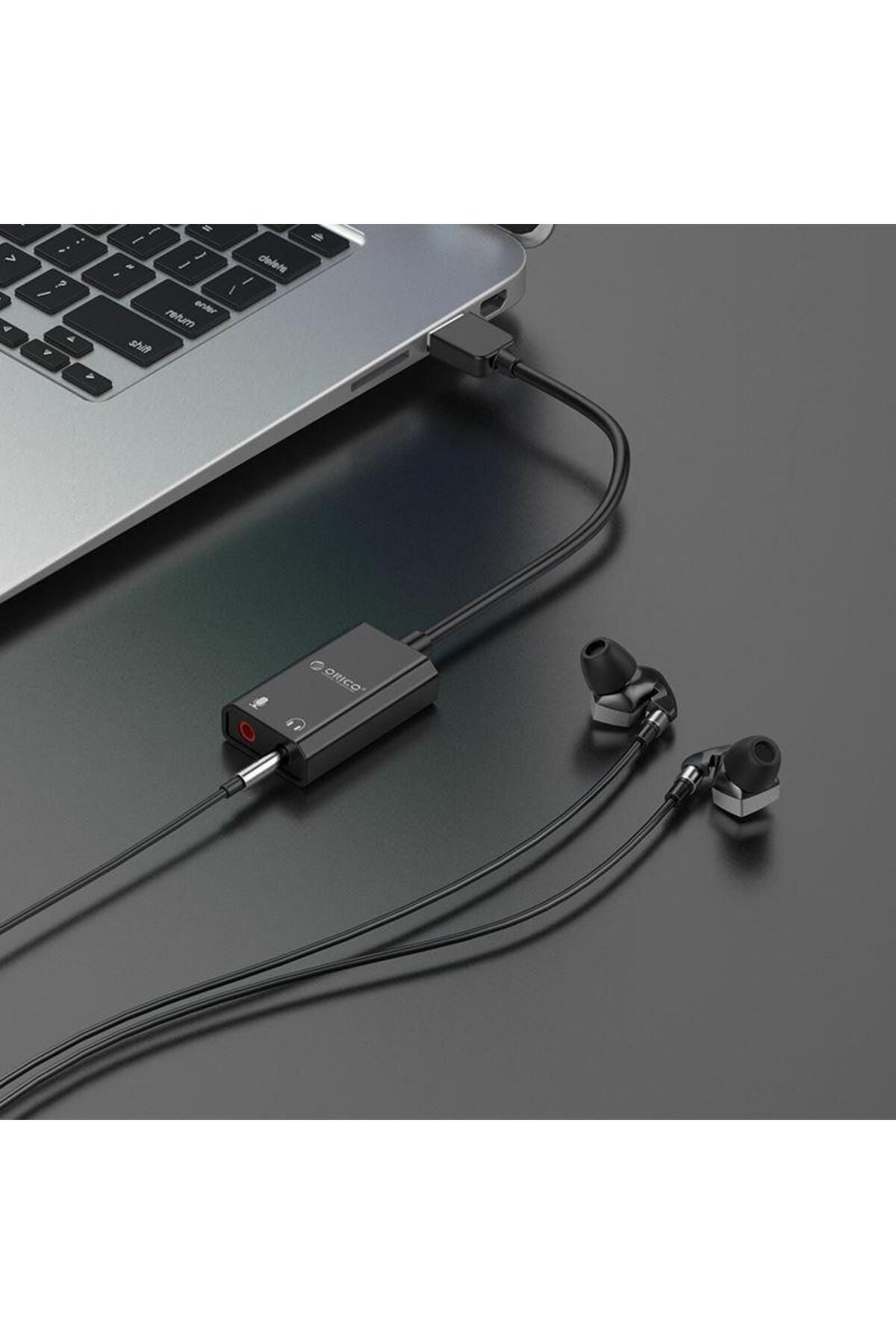 Orico-Orico SKT2 sound card, USB (Black) 3
