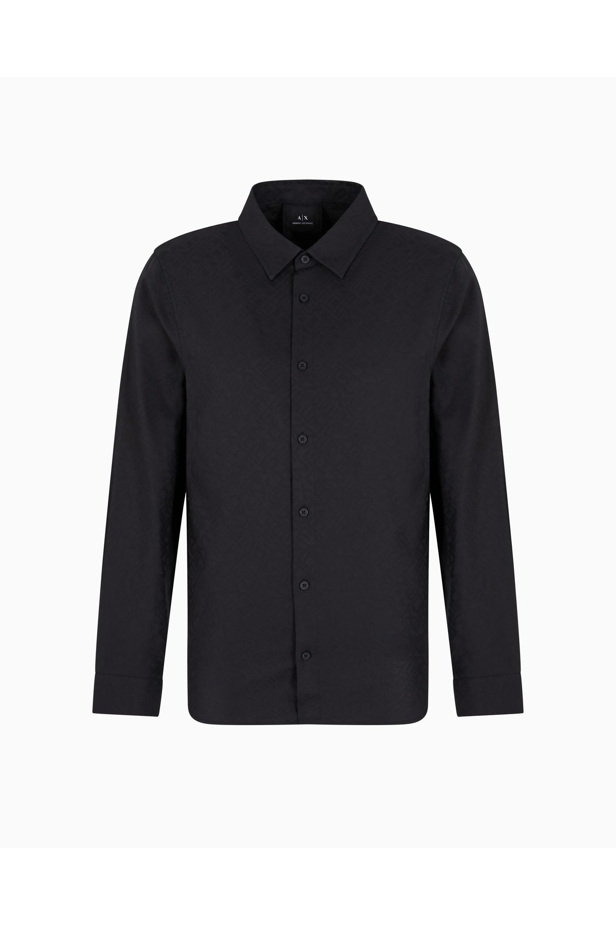 Armani Exchange-Ανδρικό μακρυμάνικο κανονικό πουκάμισο μαύρο XM000431 AF13131-FC041 5