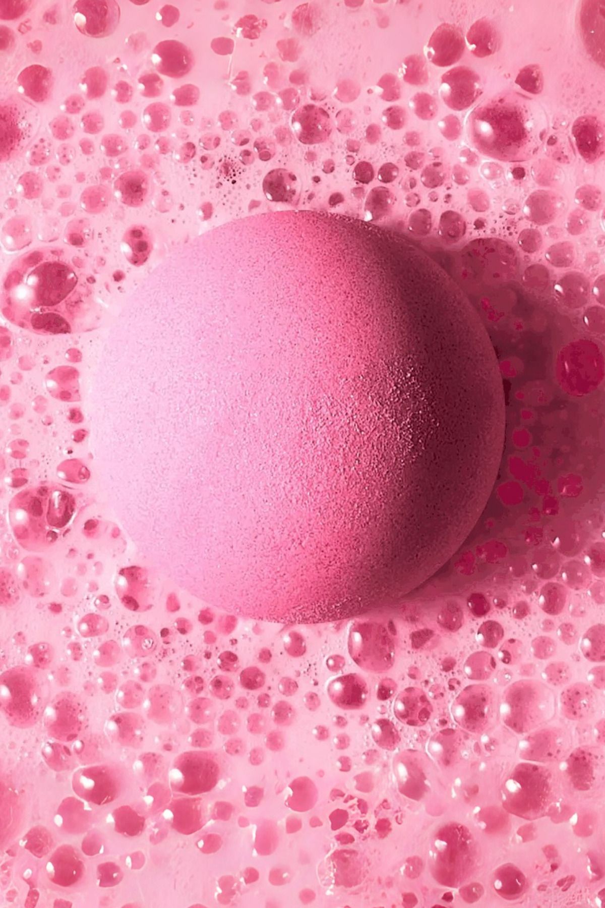 Bioflex Banyo Topu Pembe Renk Nem Bombası | Jakuzi, Küvet & Pedikür Topu