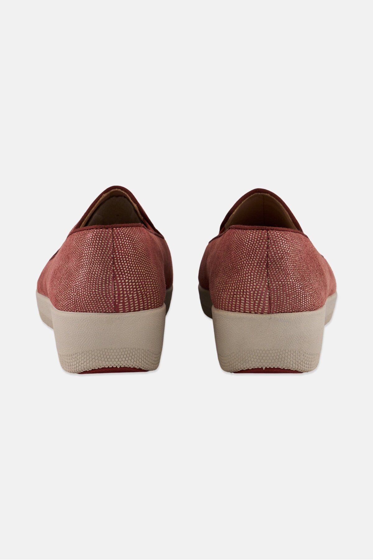 Fitflop-Women Superskate Lizard Print Slip On Shoes, Red 3