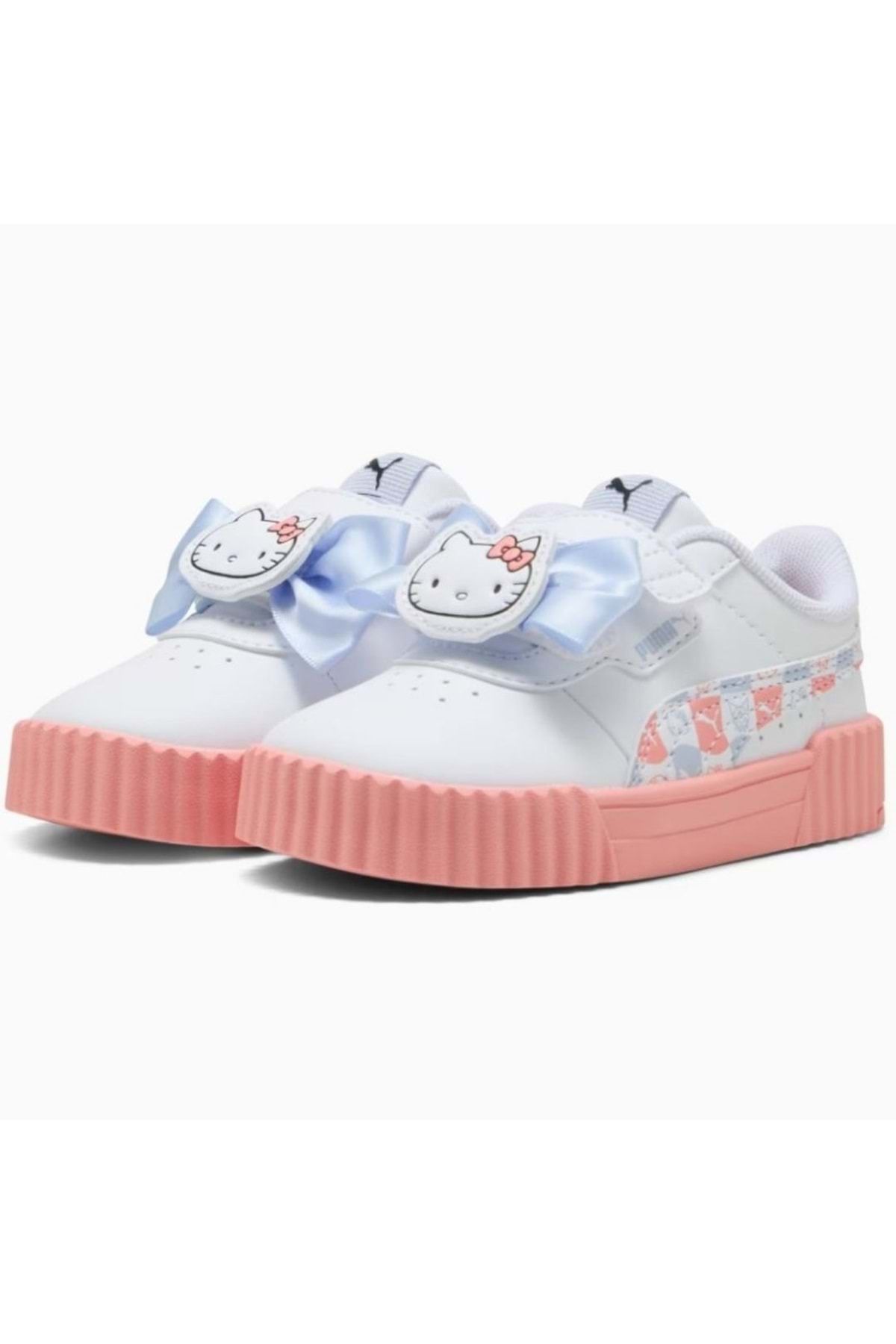 Puma 401421-01 Carina 3.0 Hello Kitty V Inf Ortopedik Bebek Spor Ayakkabı Beyaz