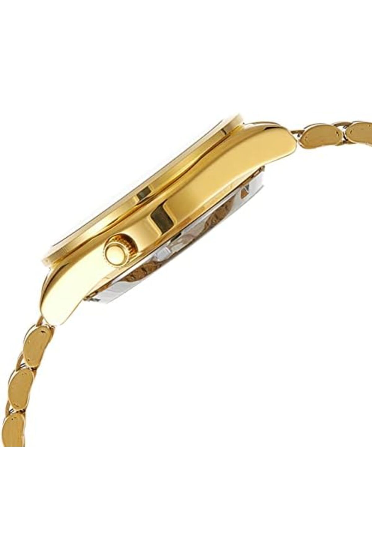 Seiko-5 SNXC50J5 Automatic Men's Watch Gold Dial, Gold-Tone Bracelet, 36mm, Day-Date Display 6