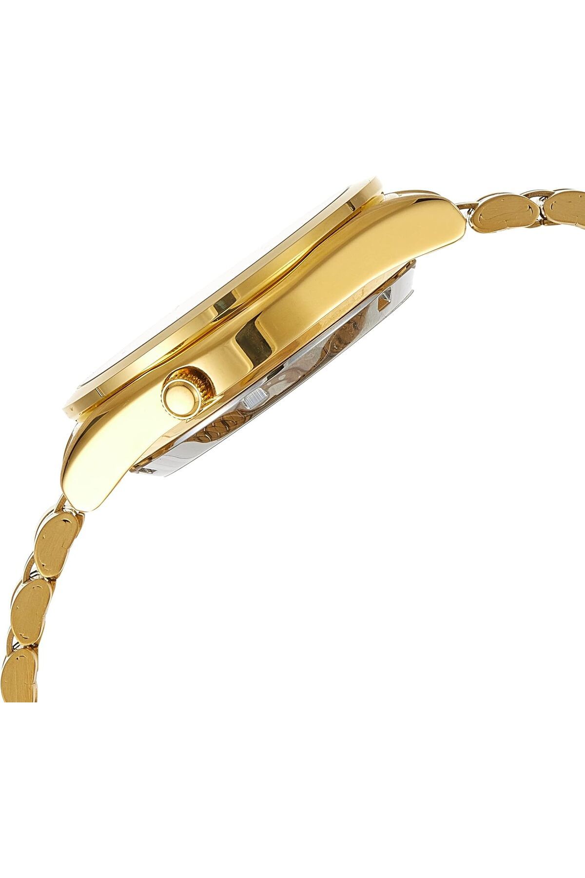 Seiko-5 SNXC50J5 Automatic Men's Watch Gold Dial, Gold-Tone Bracelet, 36mm, Day-Date Display 5
