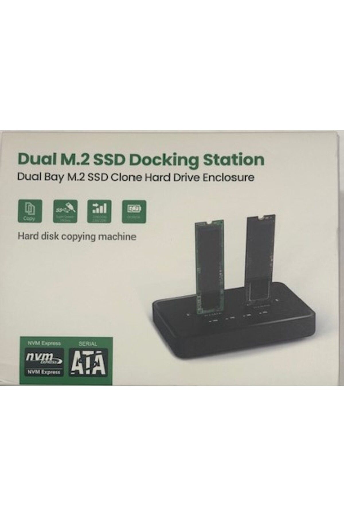KEEPRO 2 port nvme docking 2 port ngff docking 2 port m2 ssd docking