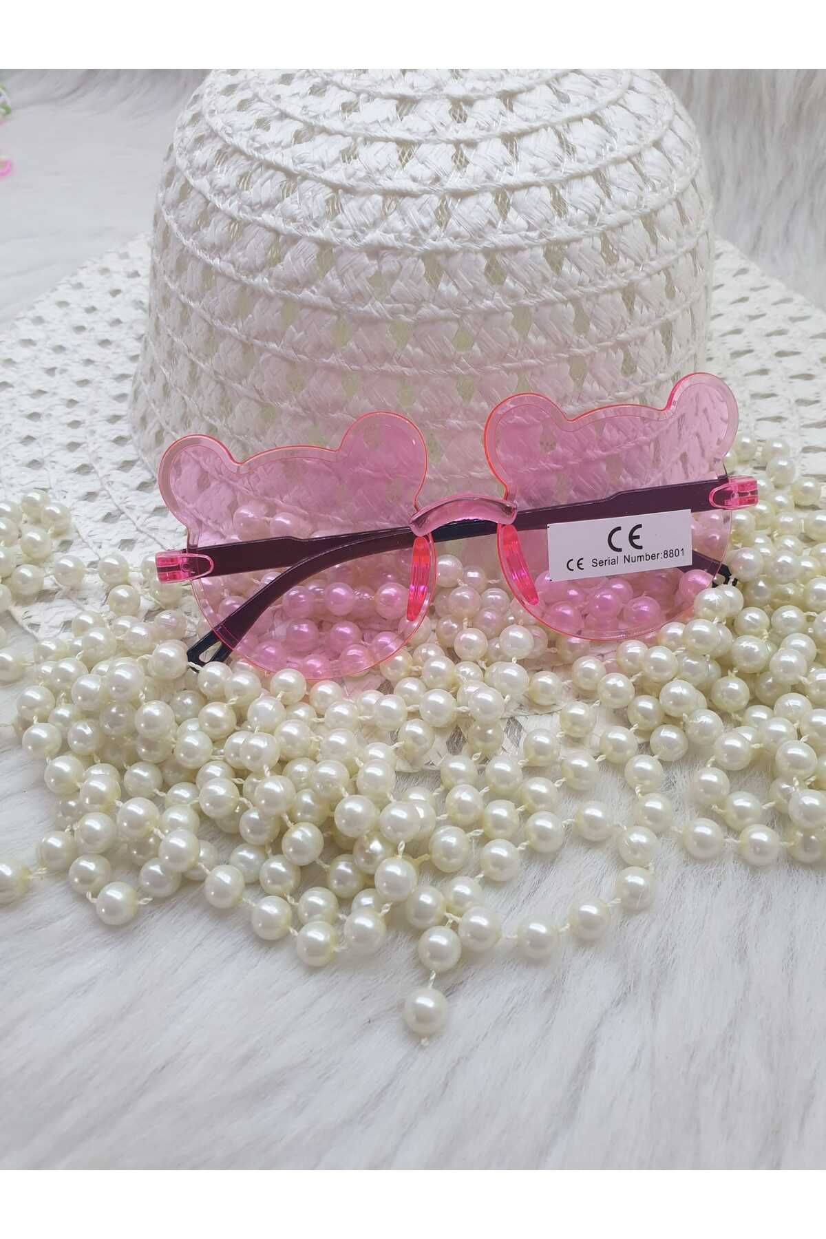HAPPY HANDMADE Mika Gözlük /çocuk Gözlüğü/pembe Gözlük/çocuk Hediyesi-23 Nisan Hediyelik