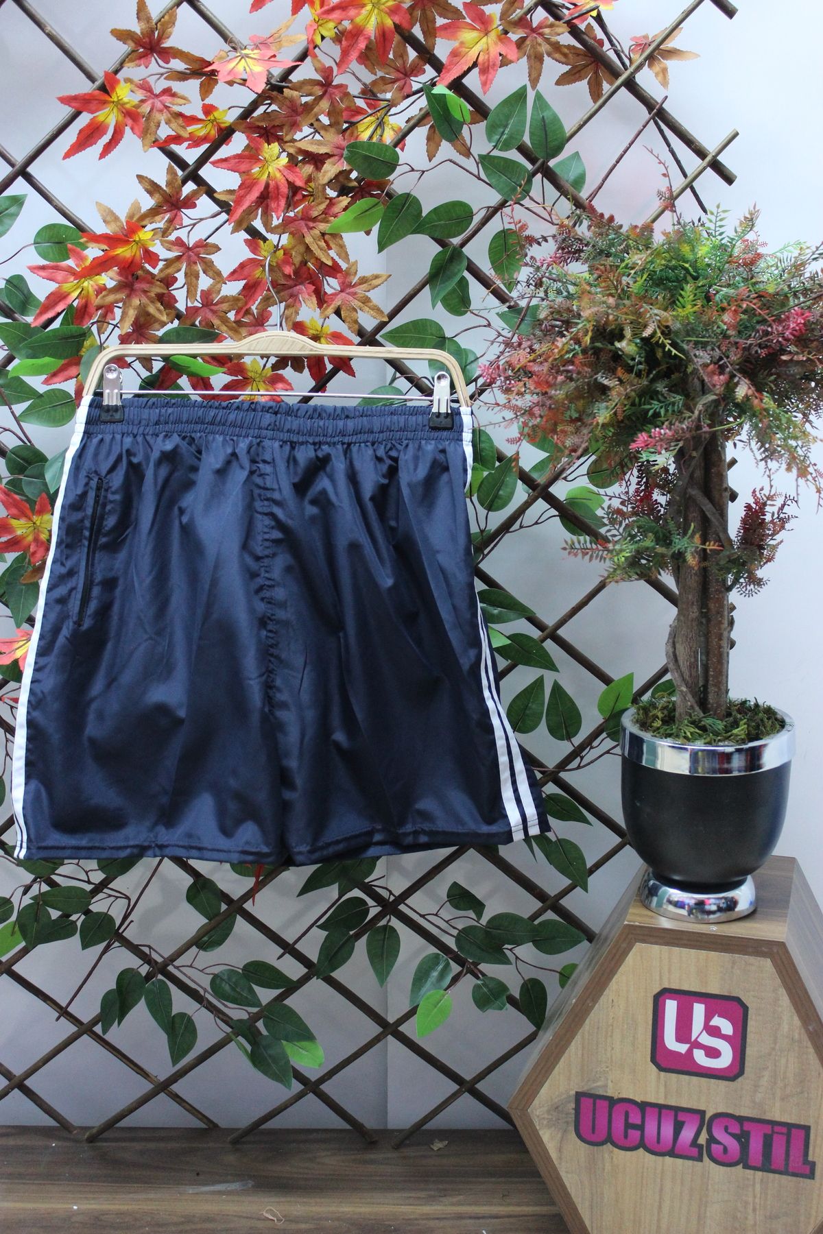 mikam Bărbați Adulti La Preturi, Culoare Solidă, Cu Dună Laterală, Îmbrăcăminte De Plajă, Pantaloni De Baghe De Mare Masculin - M/L