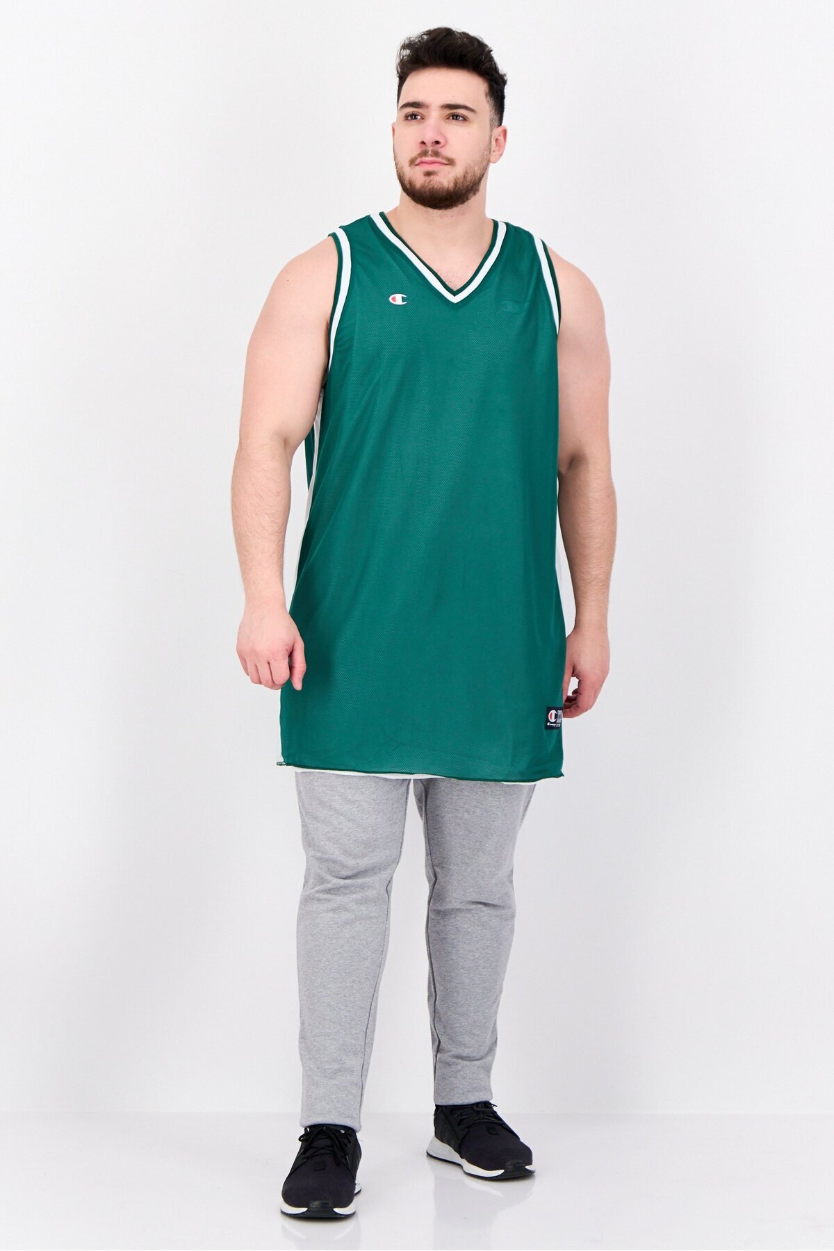 Champion-Men Sportswear Fit Training Vest, Green 4