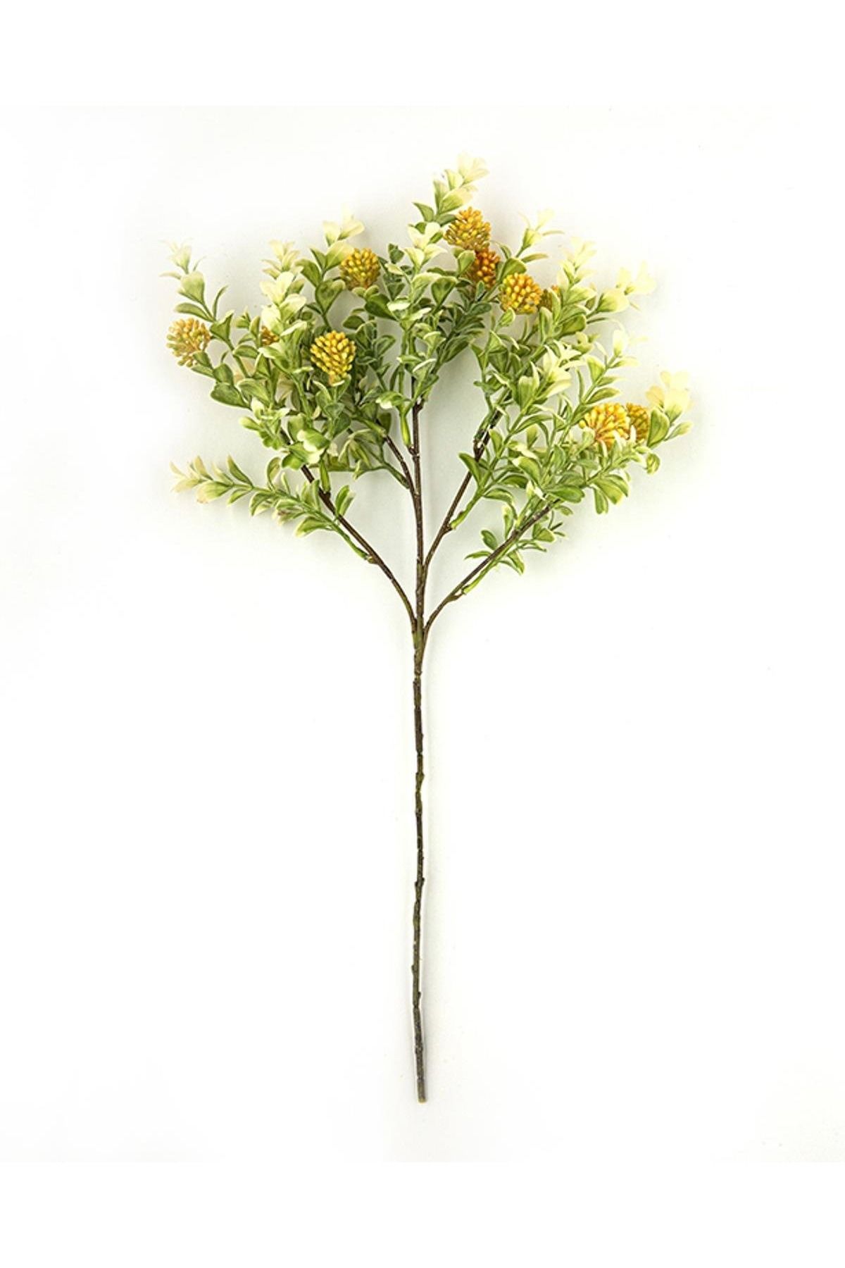 English Home Andora Tek Dal Yapay Çiçek Sarı 53 cm