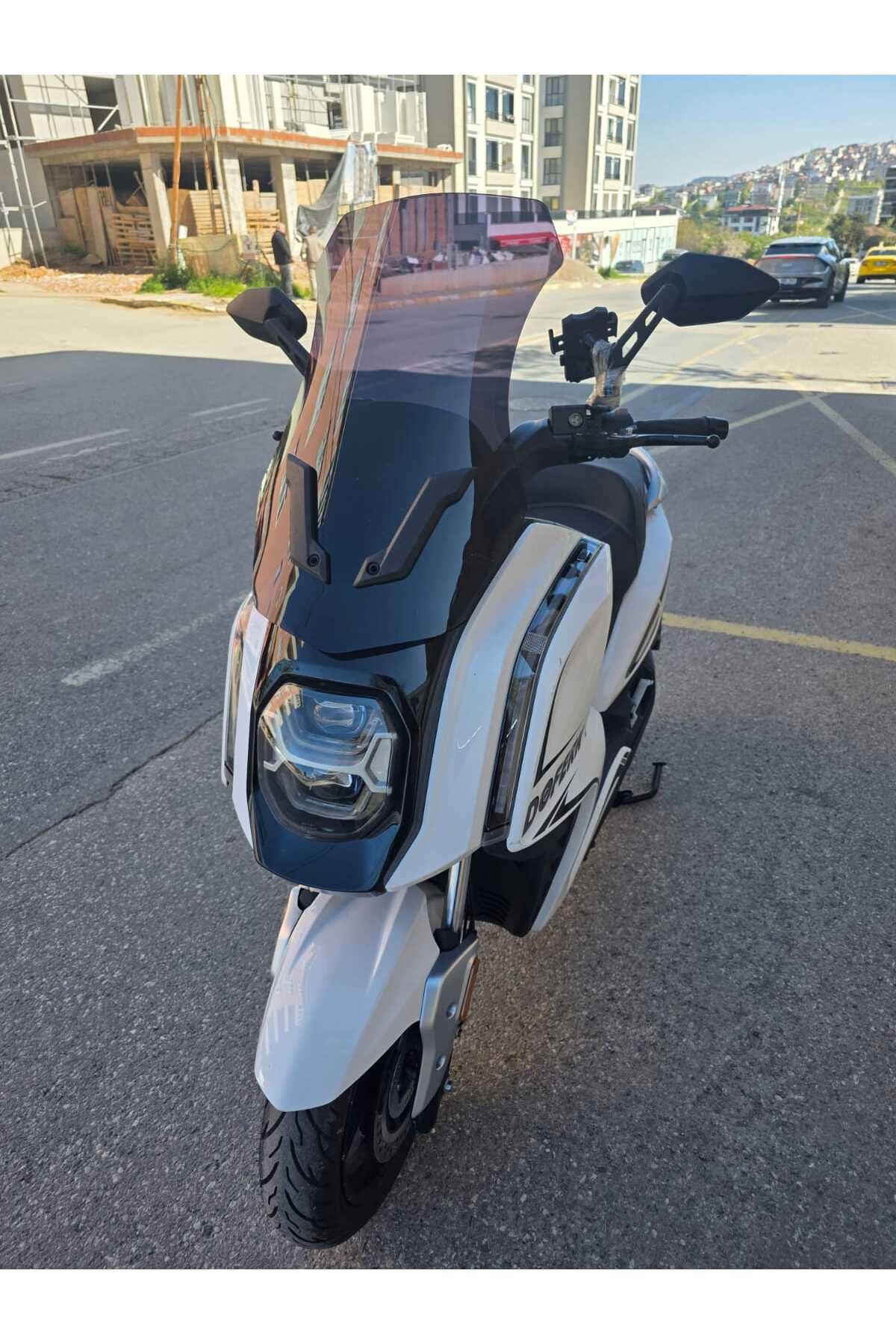 Dofern JDF 250 T Siperlik Ön Cam 2024-2025 Model 60cm Siyah Renkli 4mm UZUN CAM
