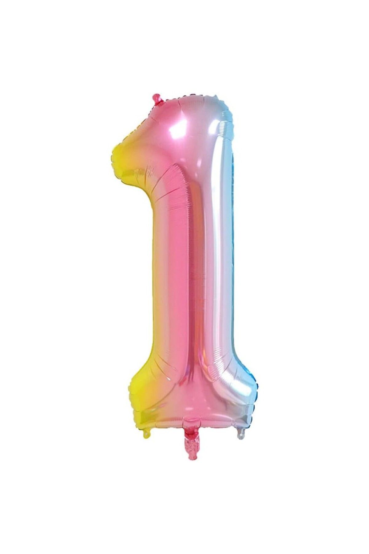 OEM Balon Din Folie Metalizata Gradient Figurina Cifra, Tema Aniversare 100 Cm, Ambalaj Unisex - 10