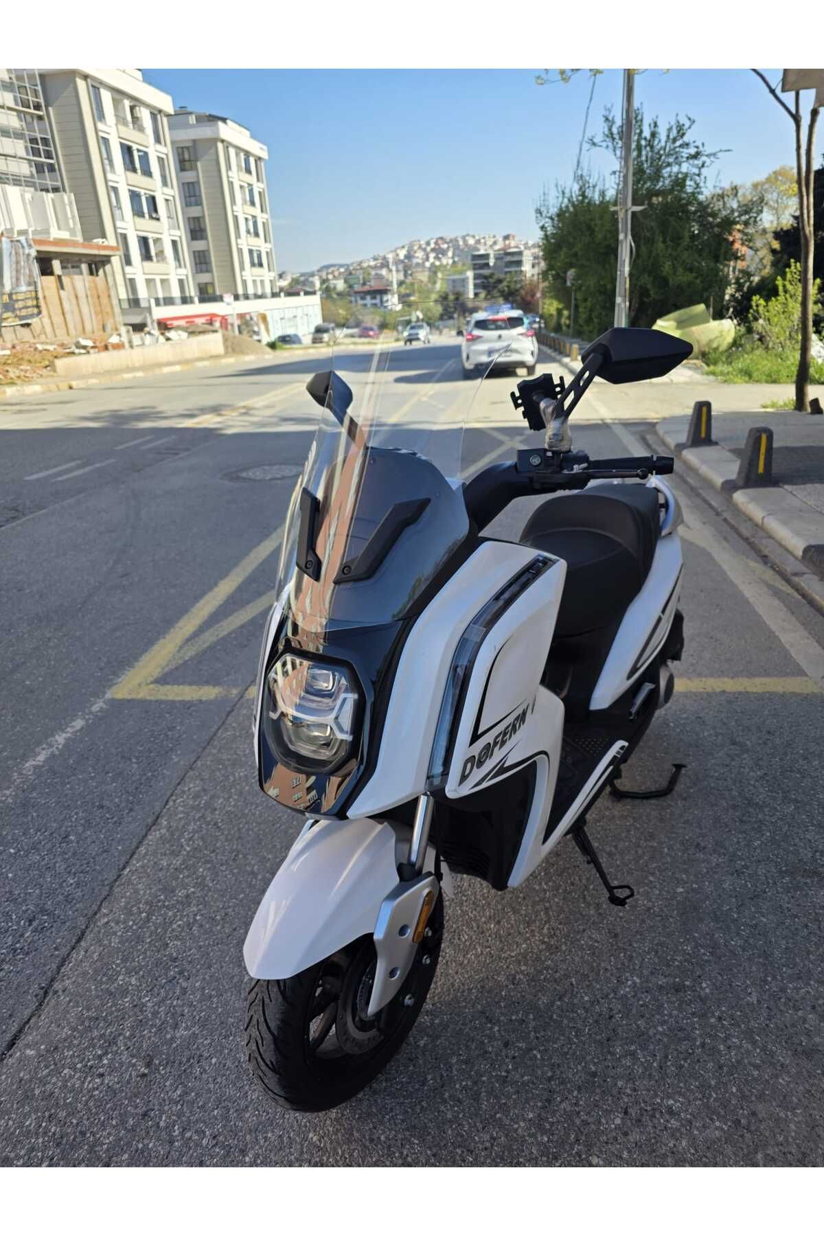Dofern JDF 250 T Siperlik Ön Cam 2024-2025 Model 60cm Şeffaf Renkli 4mm UZUN CAM