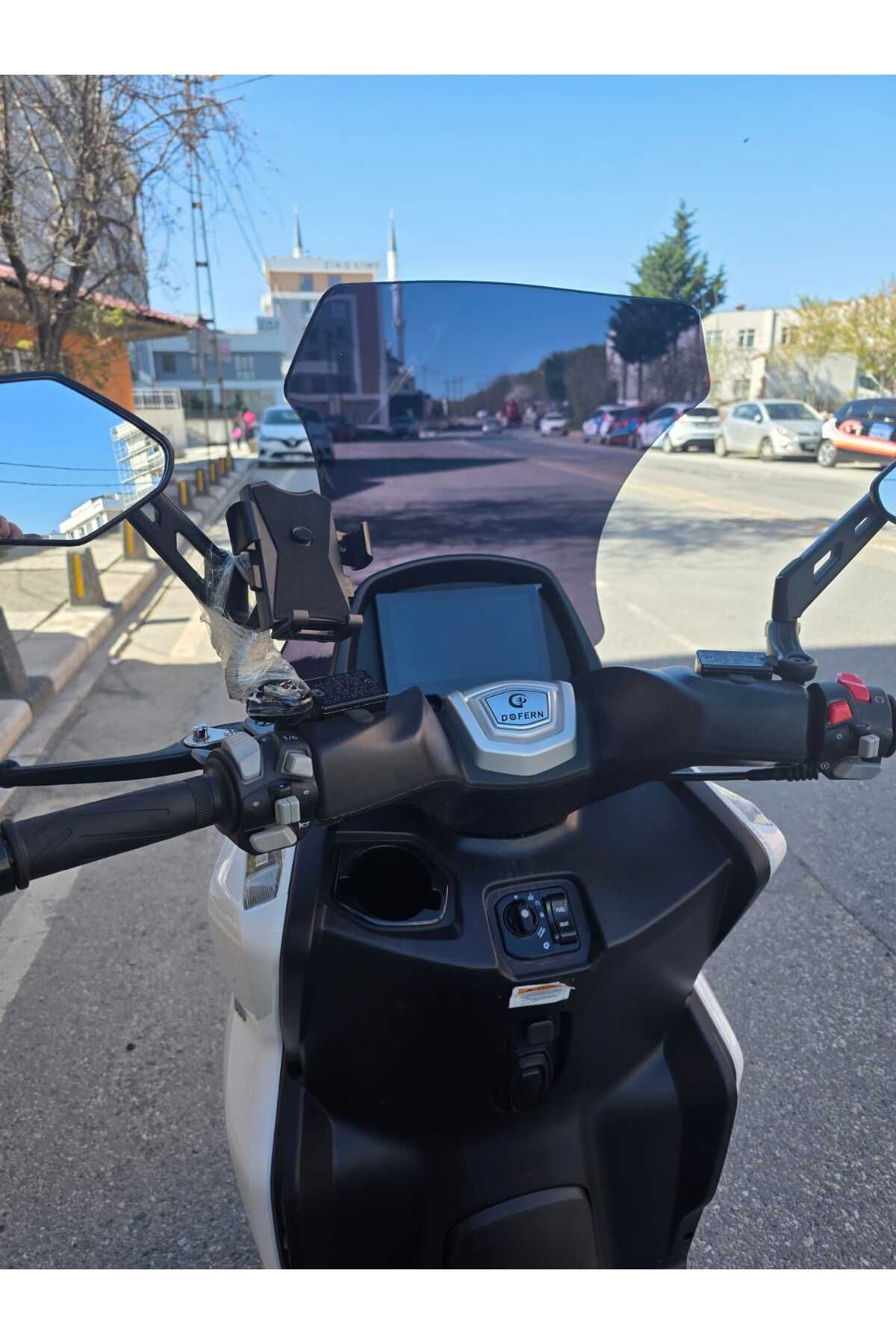 Dofern JDF 250 T Siperlik Ön Cam 2024-2025 Model 60cm Siyah Renkli 4mm UZUN CAM