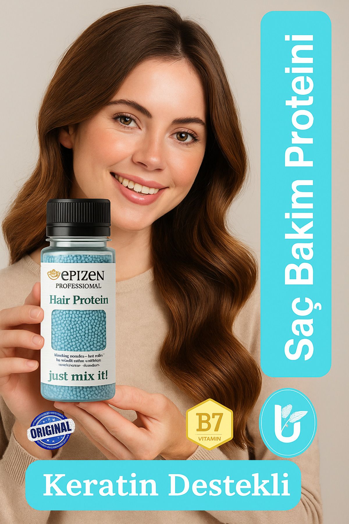 EPİZEN Saç Bakım Proteini / Keratin Destekli Besleyici Onarıcı Saç Dökülmelerine Karşı Destekli Ürün