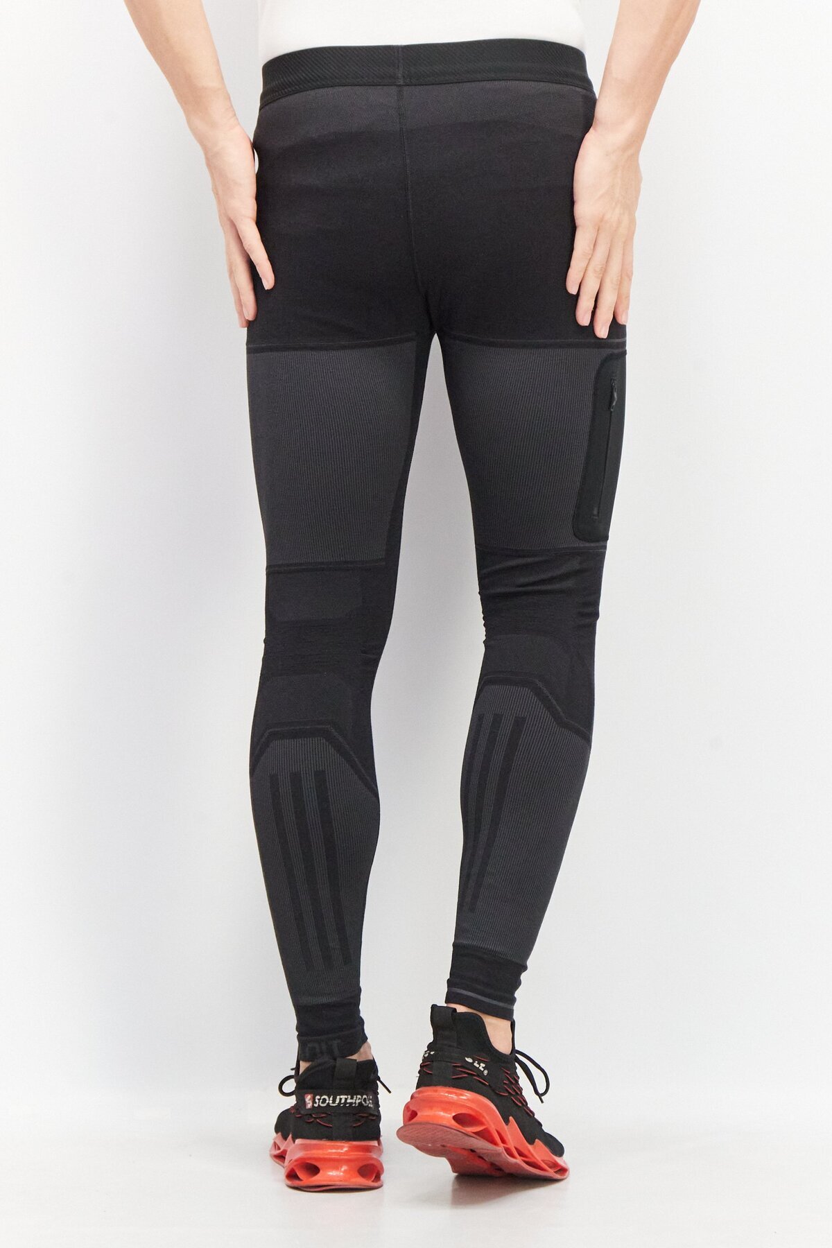 adidas-Men Sportswear Fit Training Leggings, Black 2