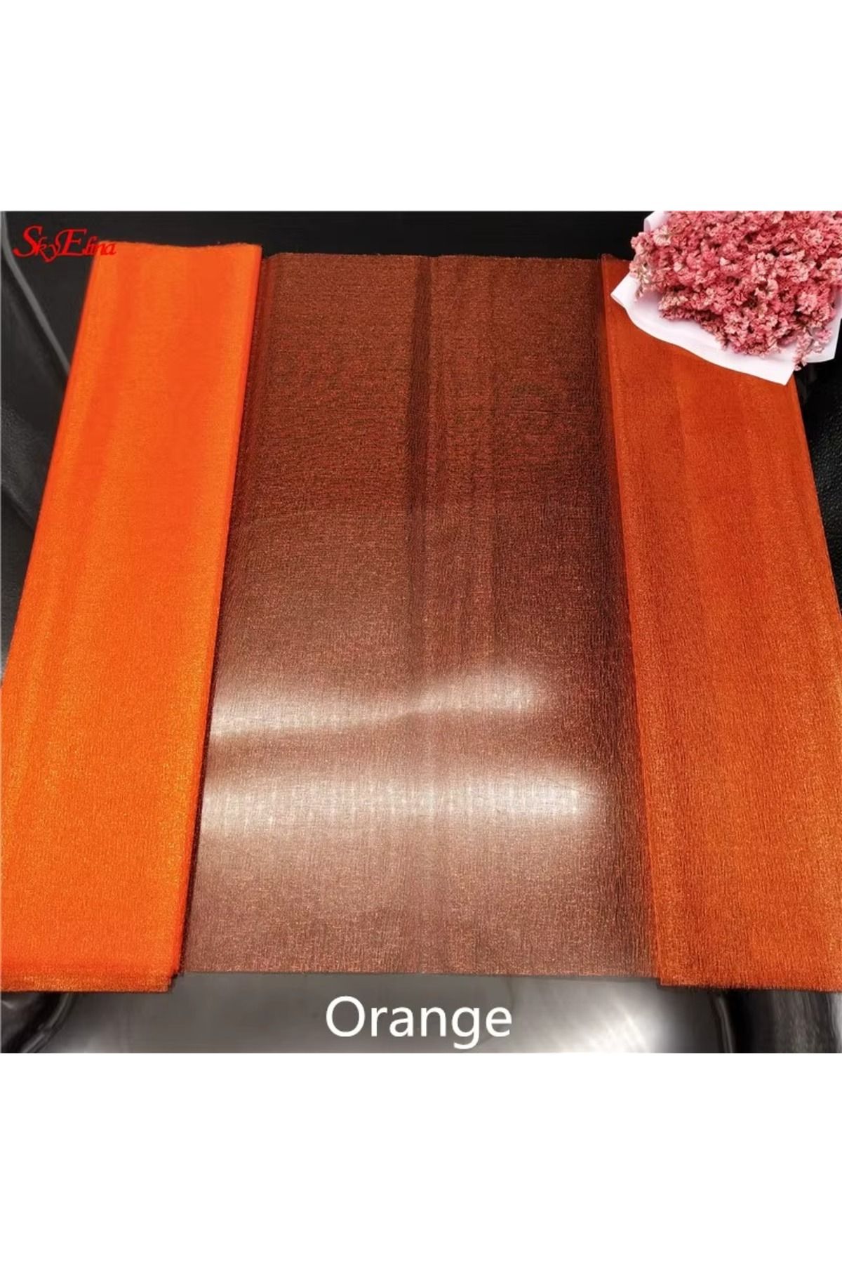 HOBİ Kristal Tül Gelin Damat Bohça Tülü Parti Süsleme Tülü Bohça Süsü Paket Süsü 1x3 Metre Boyutunda