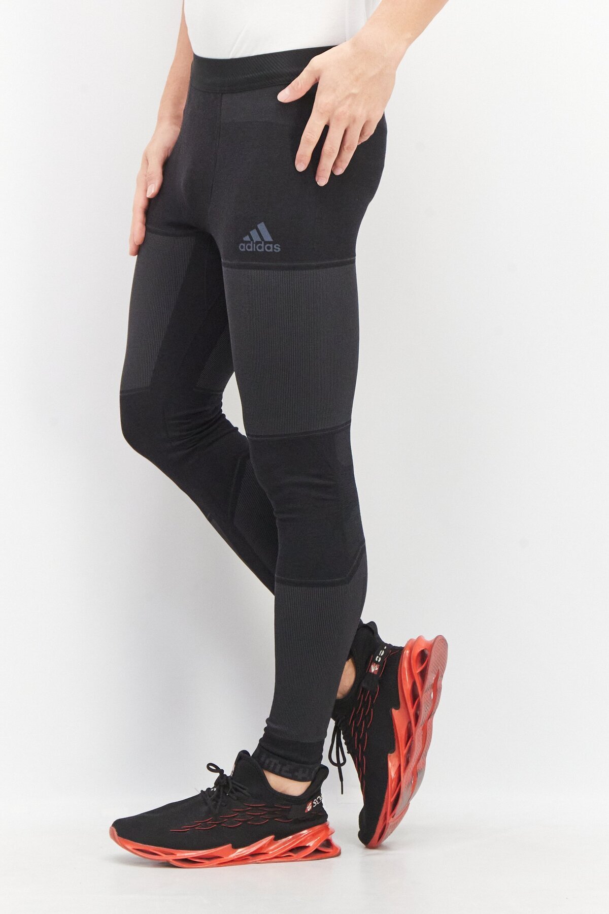 adidas-Men Sportswear Fit Training Leggings, Black 3