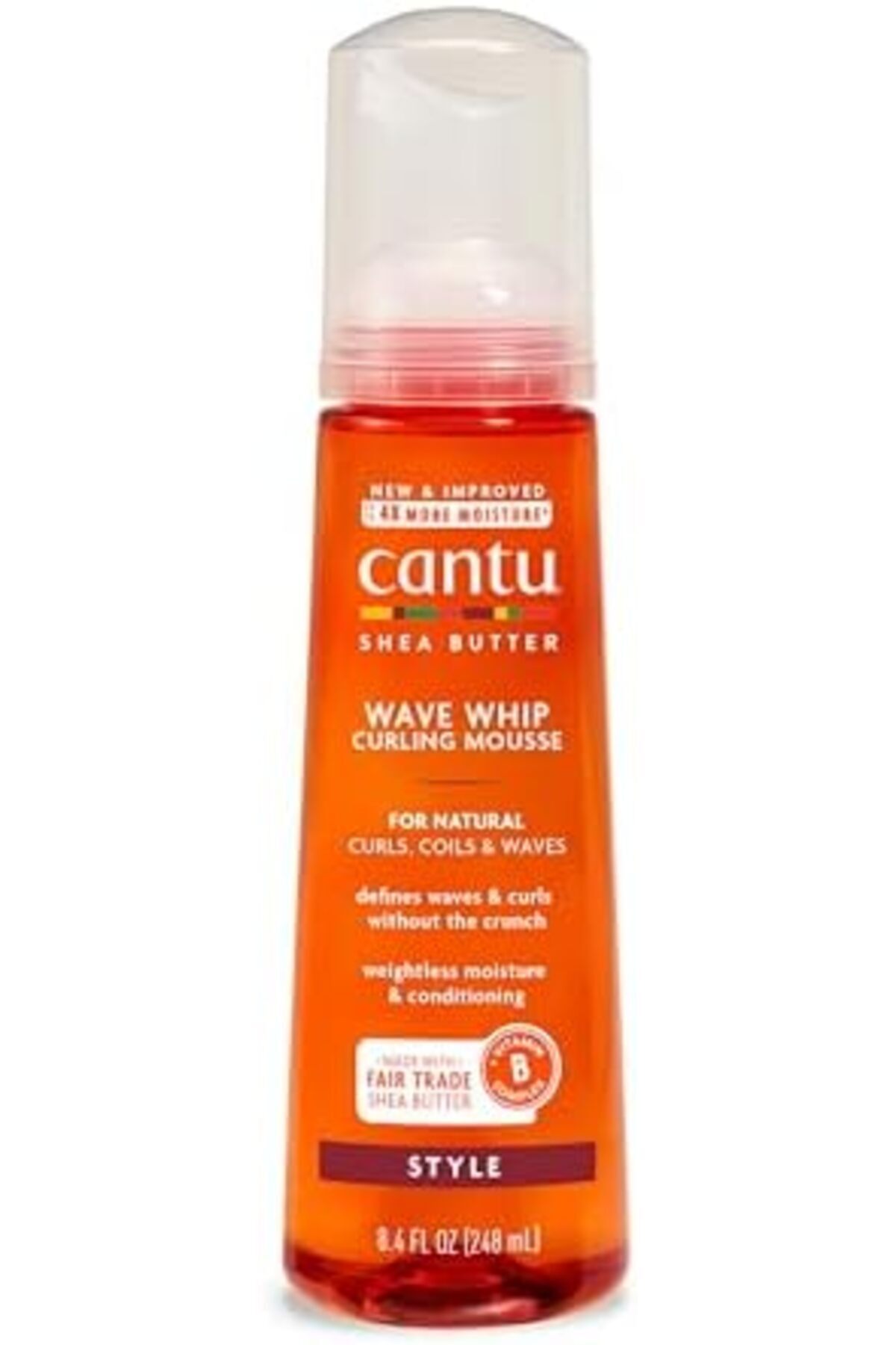 Cantu-Cantu Shea Butter Wave Whip Curling Mousse 248ml 2