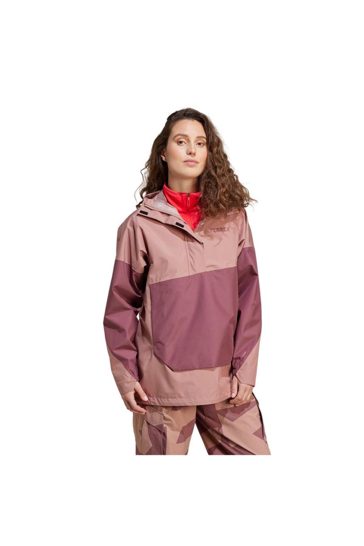 adidas-Women's Pink Jacket W Xp 2.5 Anorak Jd8370 3