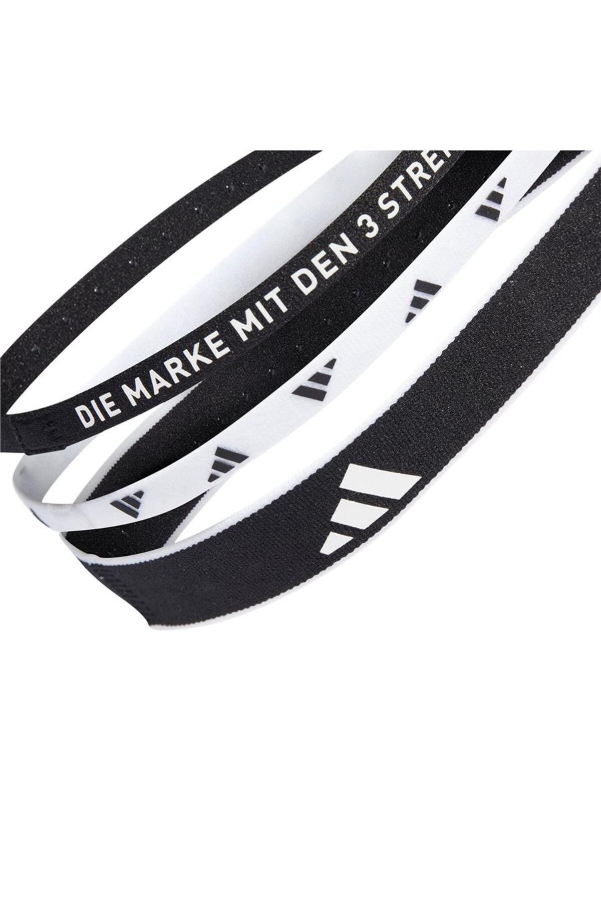 adidas-Black Hair Band 3Pp Headban New Ia3031 3