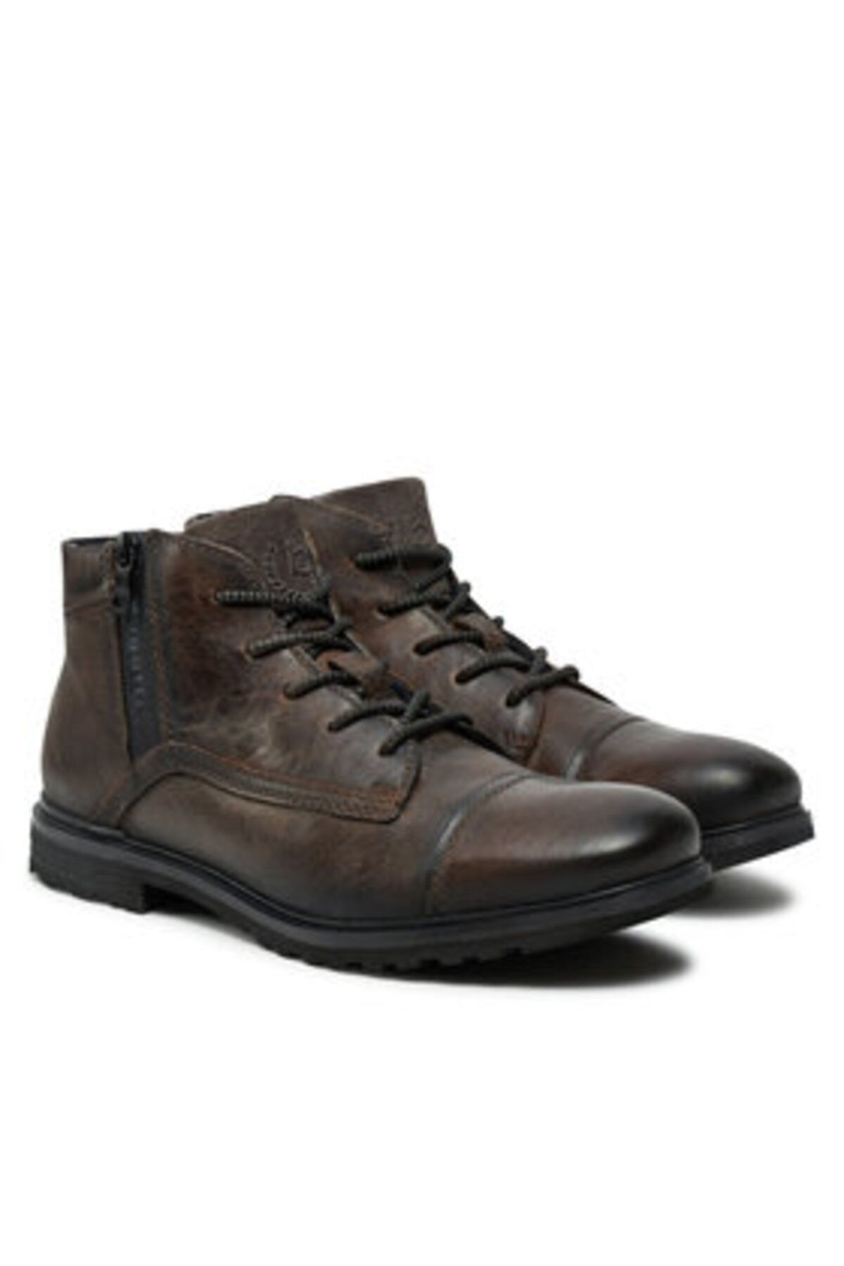 BUGATTI-Men's Ankle boots grey BUGATTI-321A0U3L3500 1100 DARK GREY 3