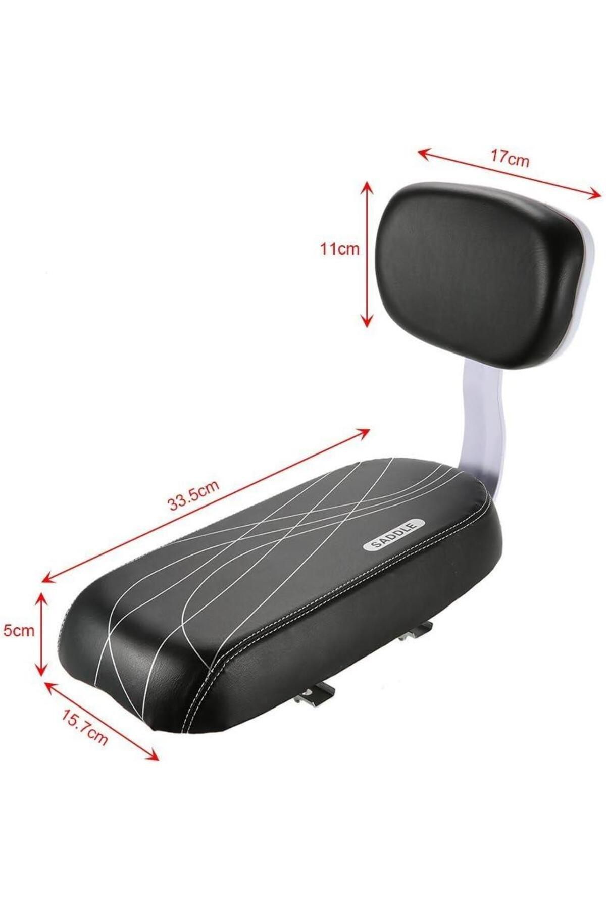 valkyrie-Bicycle Rear Seat Saddle Backrest Soft Cushion Luggage Seat For Kid And Adult 4