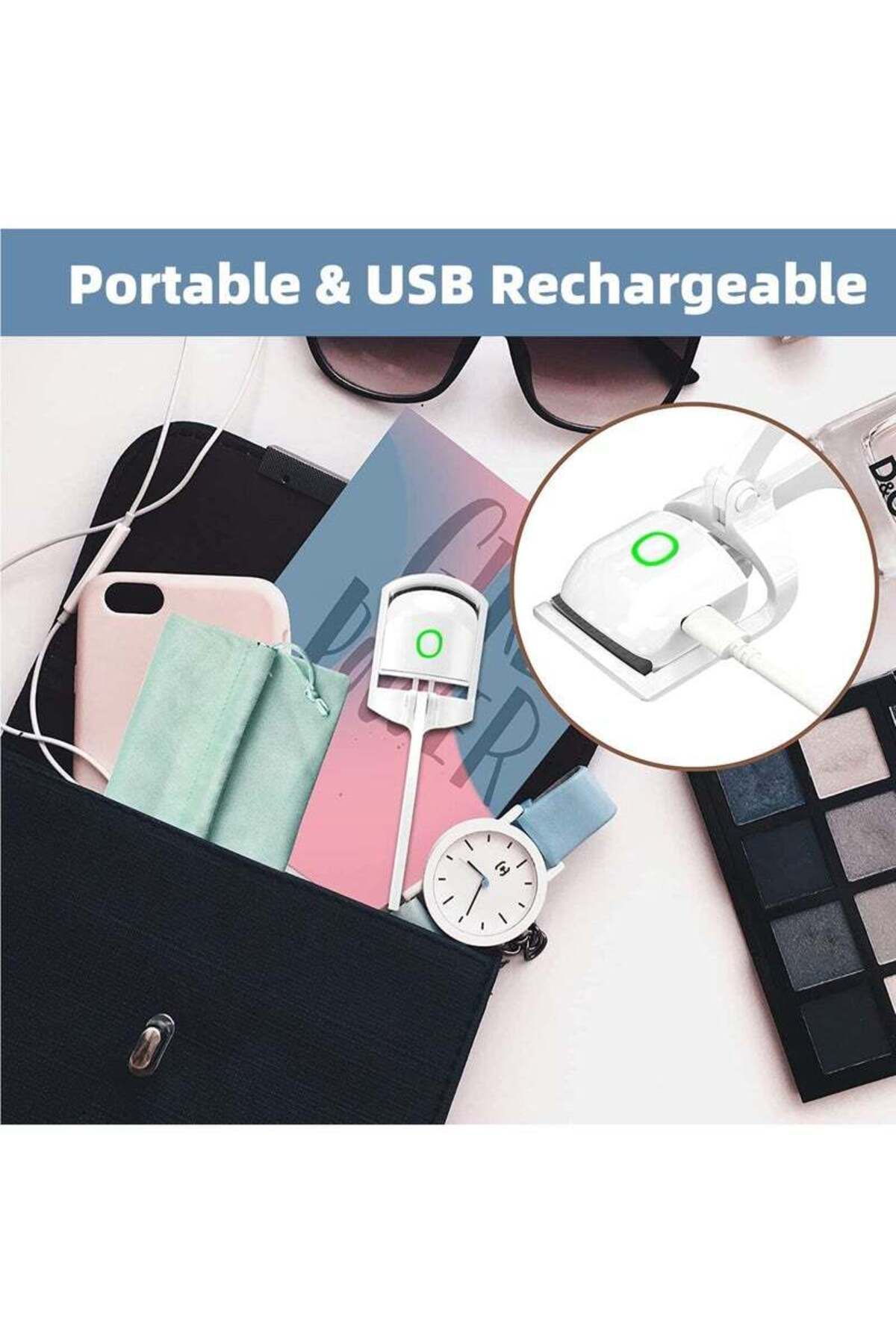COOYA-Electric Eyelash Curlers, With Fast Heating, 2 Tempreture Setting, Rechargeable, for make up 3