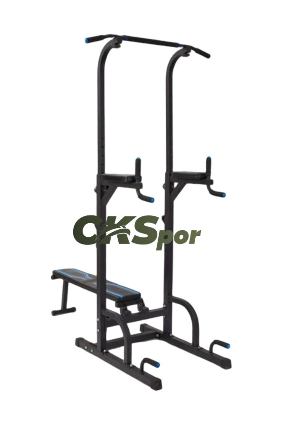CKSpor Barfiks Çekme Duvarı Güç Kulesi Barfiks Çok Fonksiyonlu Spor Aleti CKS-76